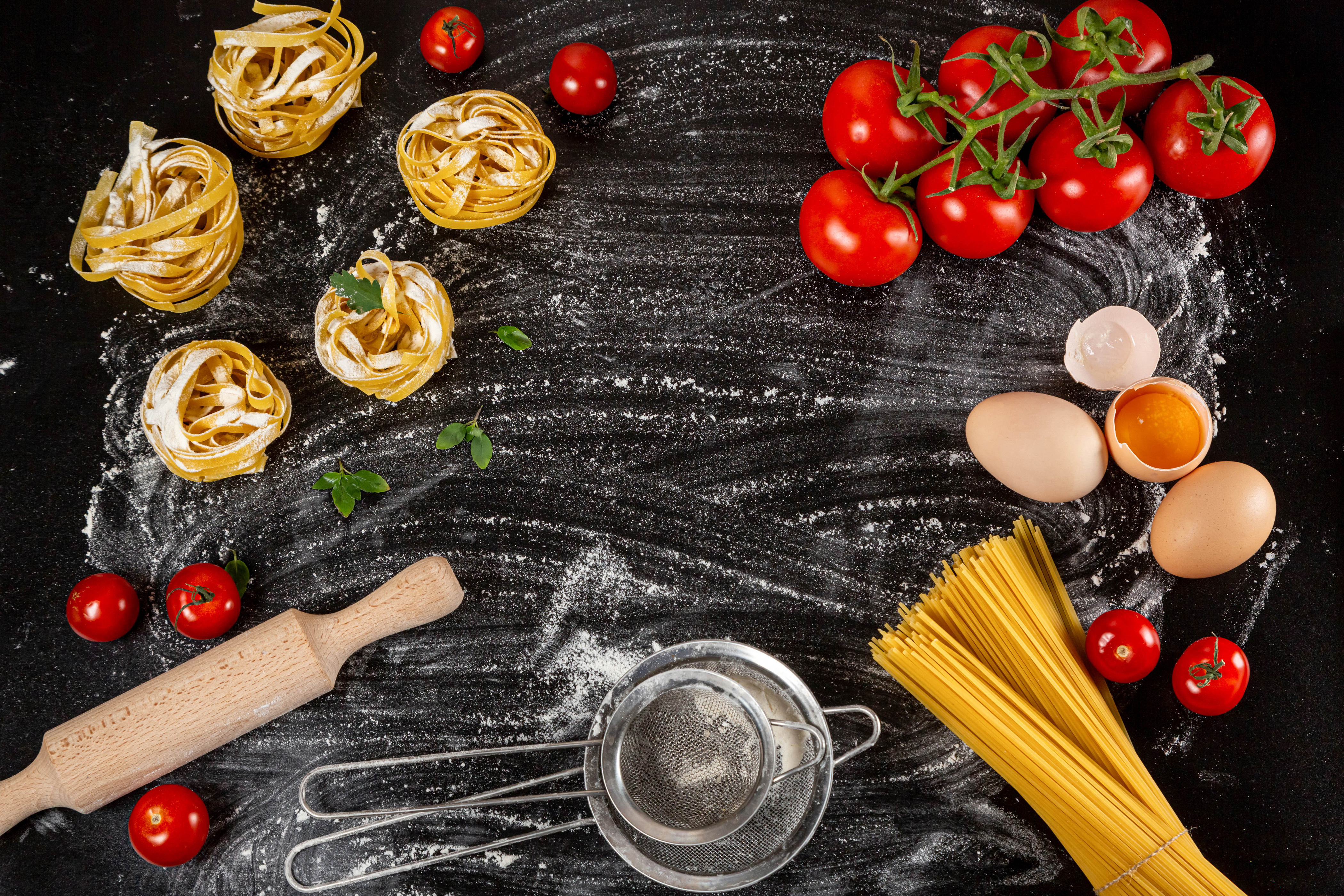 Free download wallpaper Food, Still Life, Tomato, Pasta on your PC desktop