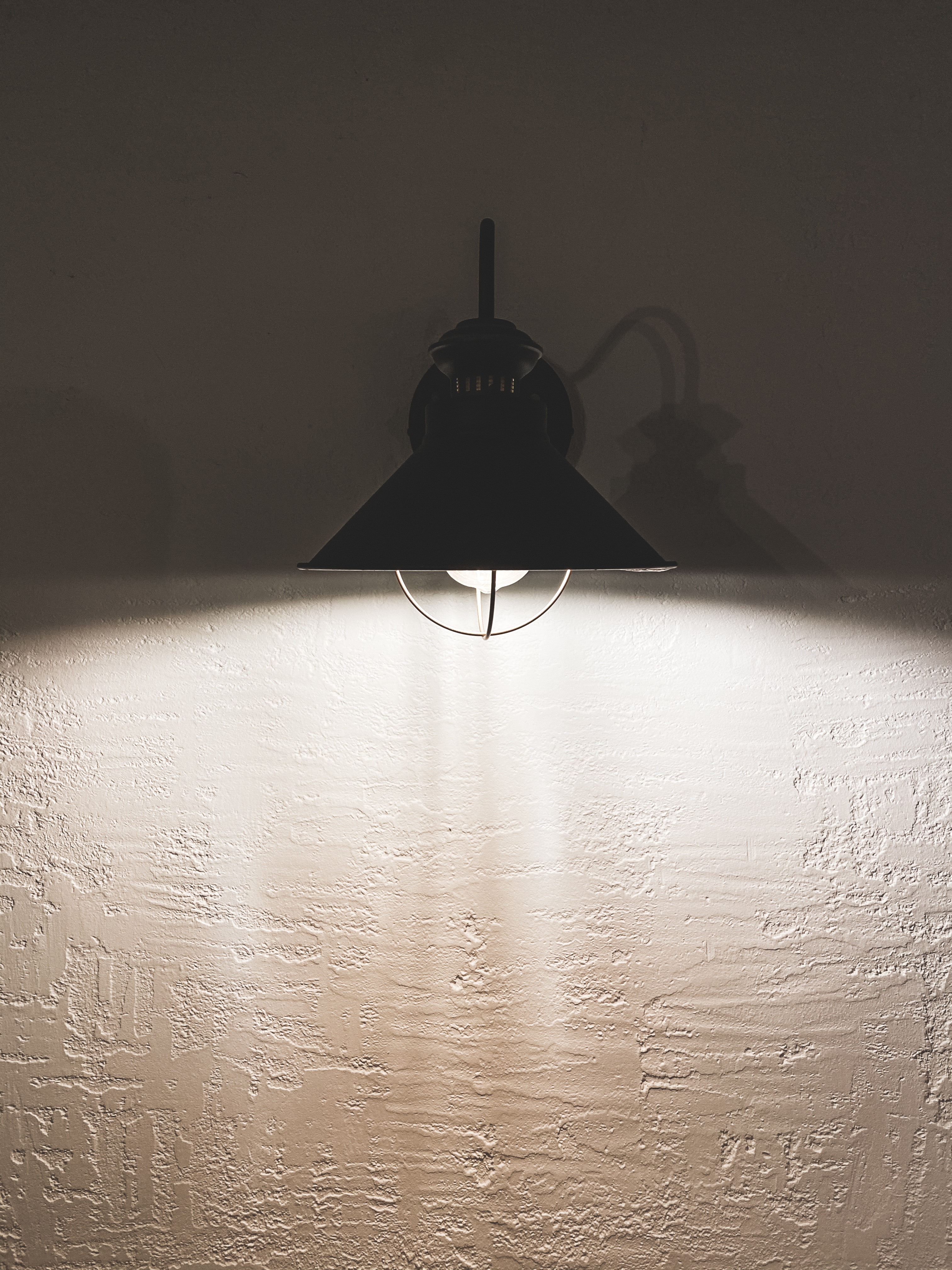 wall, lamp, texture, lantern, miscellanea, miscellaneous, glow Free Stock Photo