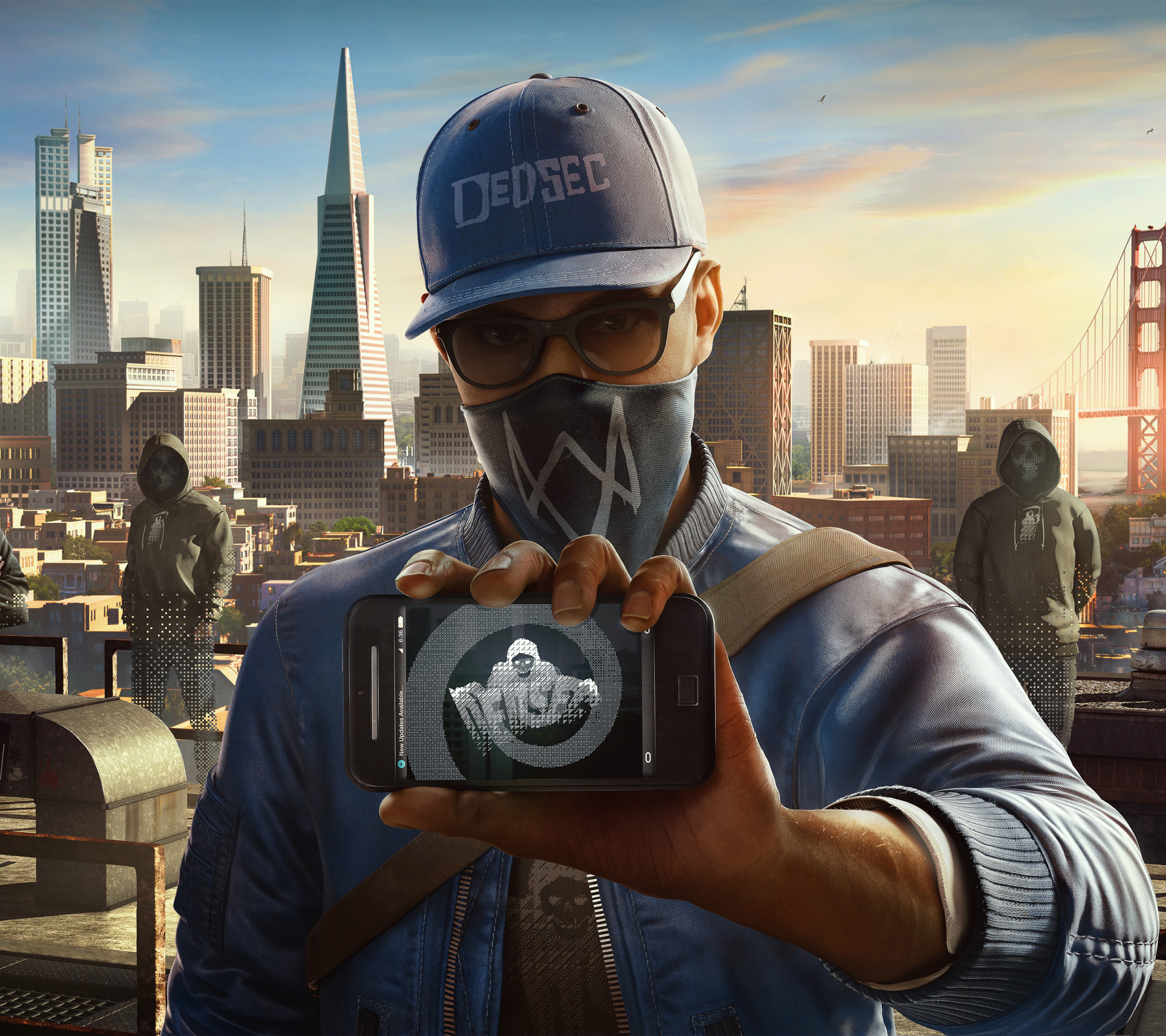 Laden Sie das Watch Dogs, Computerspiele, Watch Dogs 2-Bild kostenlos auf Ihren PC-Desktop herunter