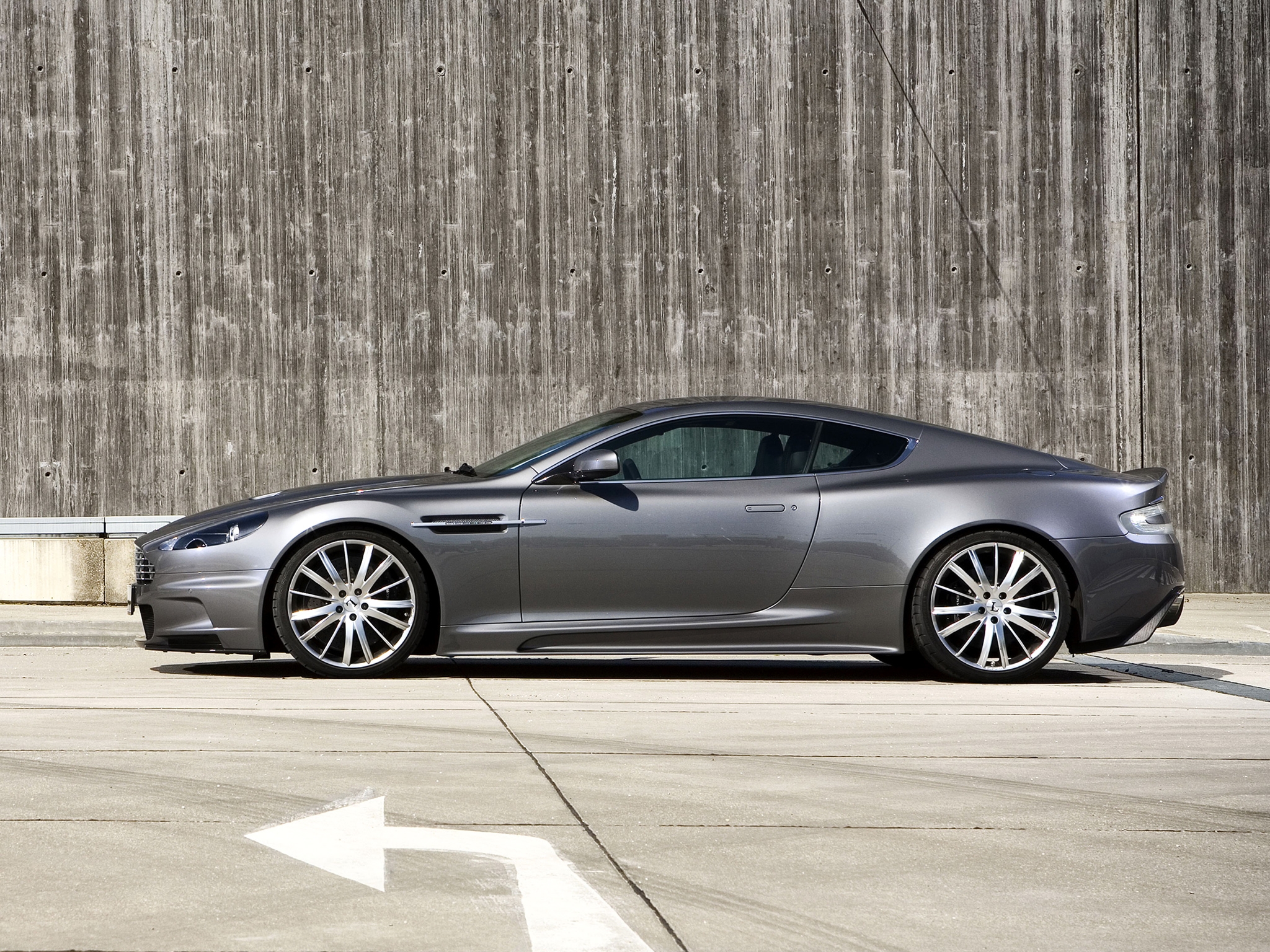 Download mobile wallpaper Dbs, 2009, Aston Martin, Side View, Auto, Grey, Cars for free.