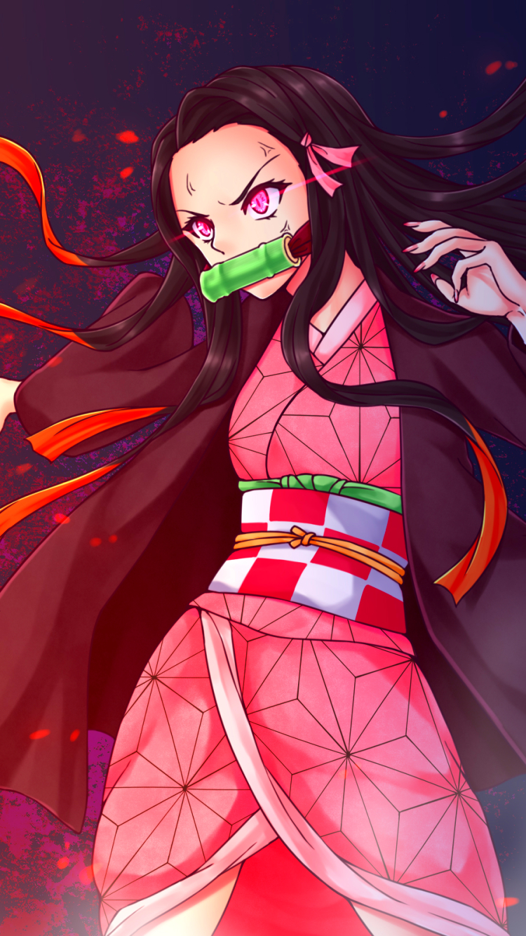 Descarga gratuita de fondo de pantalla para móvil de Animado, Nezuko Kamado, Demon Slayer: Kimetsu No Yaiba.