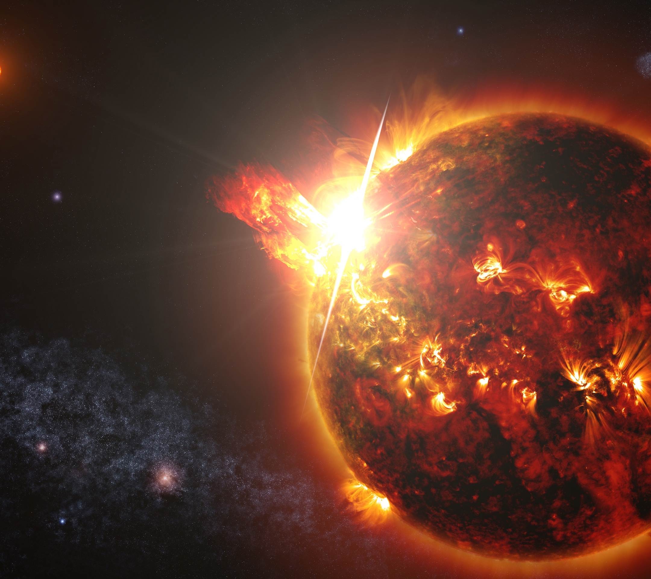 Laden Sie das Science Fiction, Sonne-Bild kostenlos auf Ihren PC-Desktop herunter