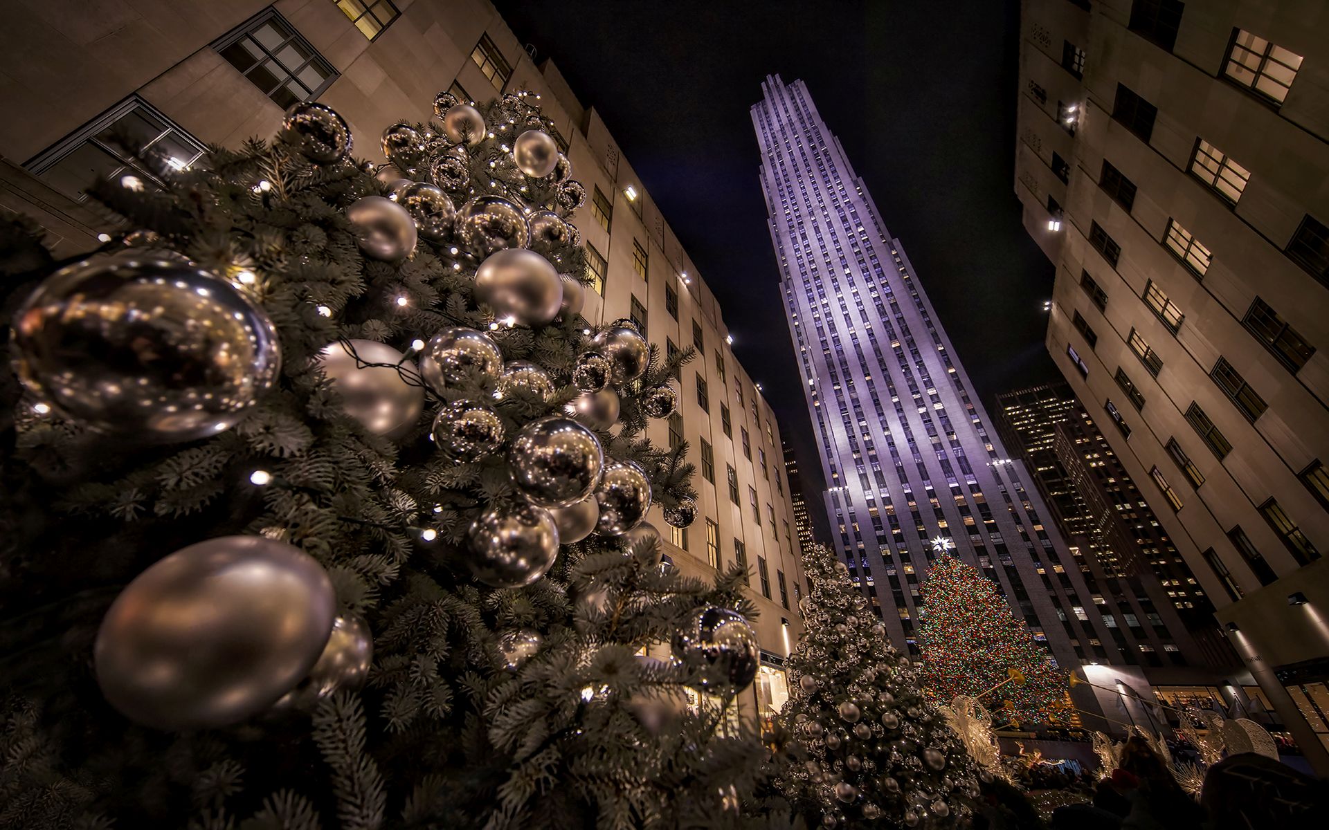 Die besten Rockefeller Center-Hintergründe für den Telefonbildschirm