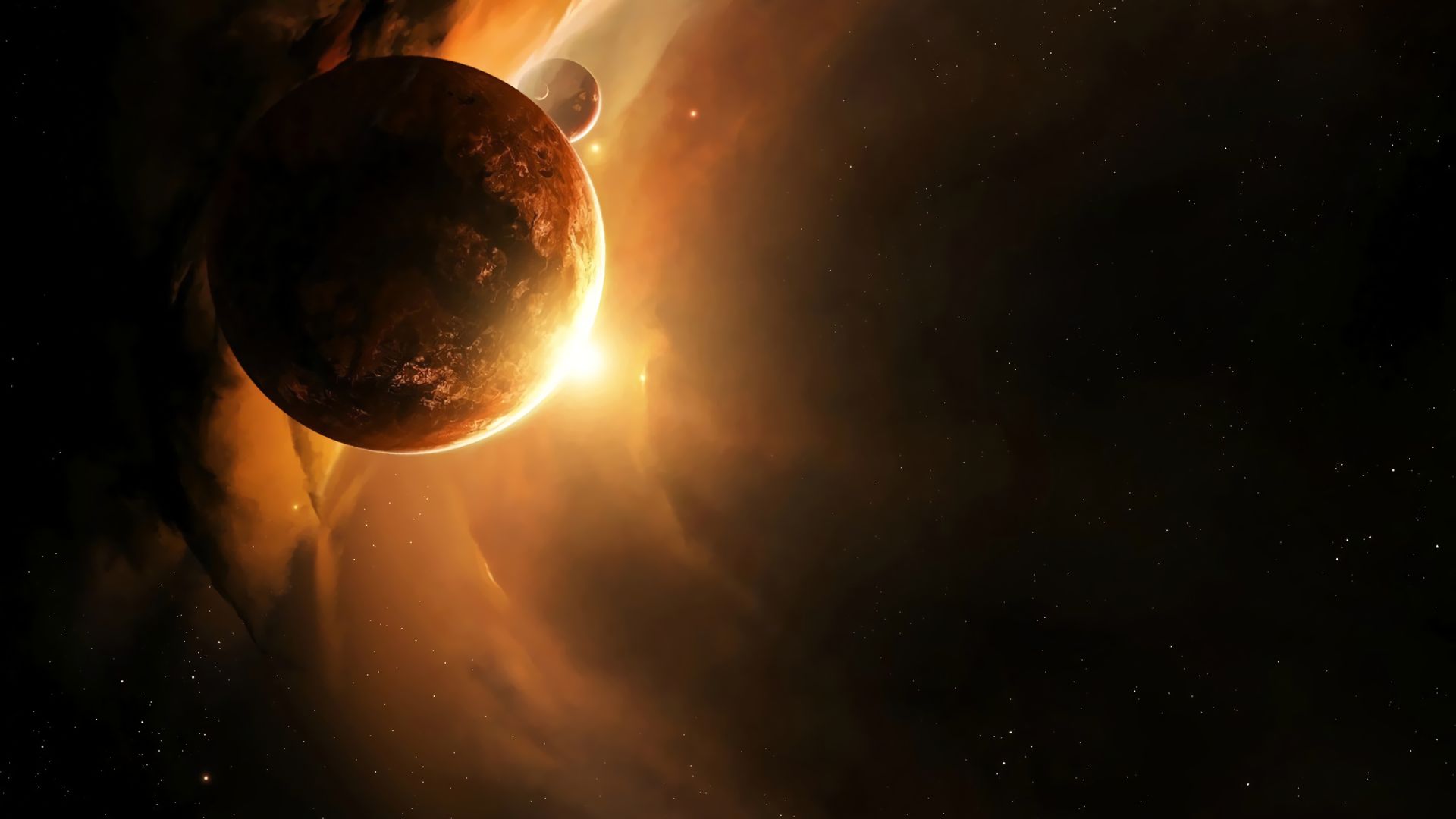 Free download wallpaper Planet, Sci Fi on your PC desktop