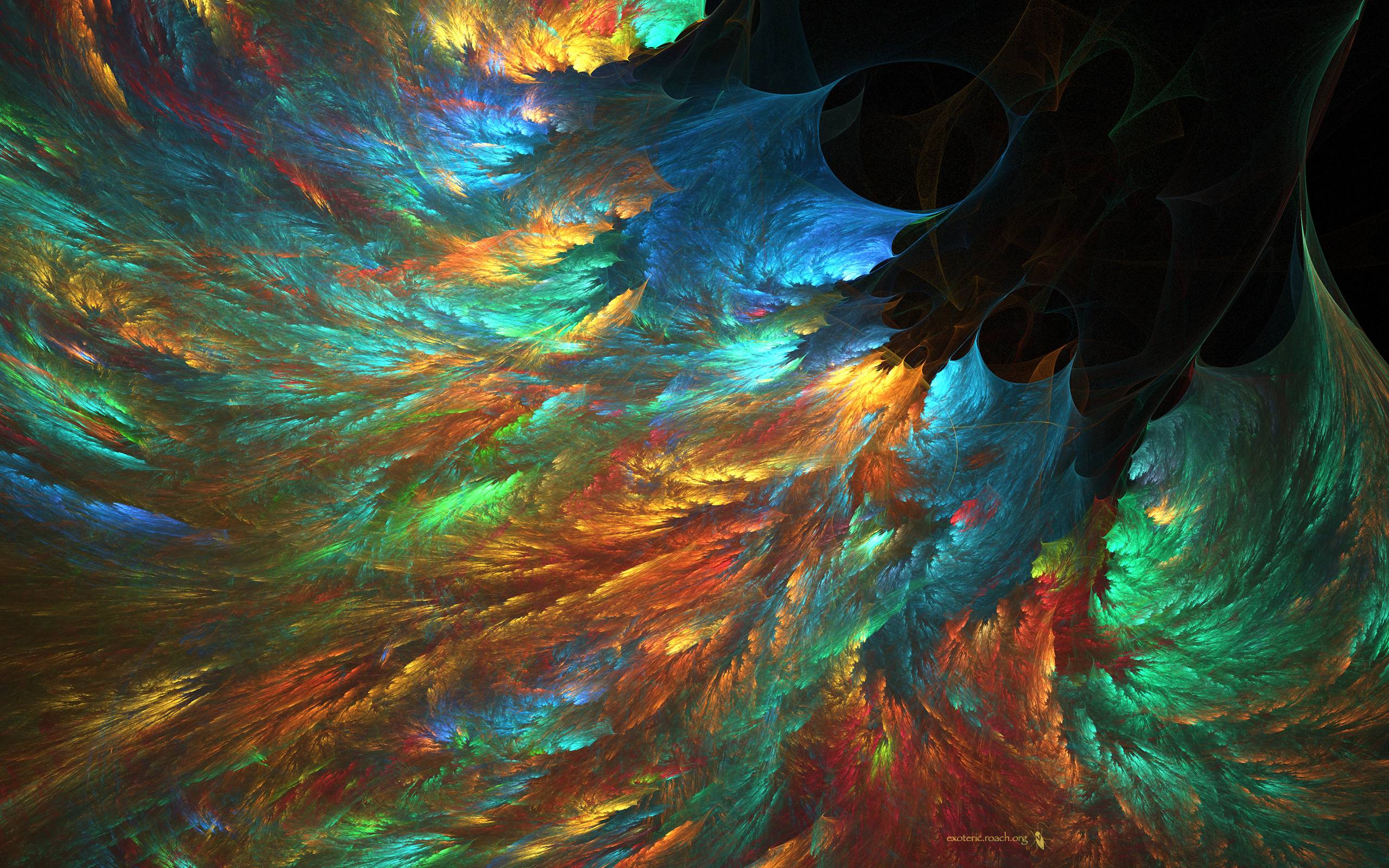 Download mobile wallpaper Abstract, Fractal, Colors, Colorful, Artistic for free.