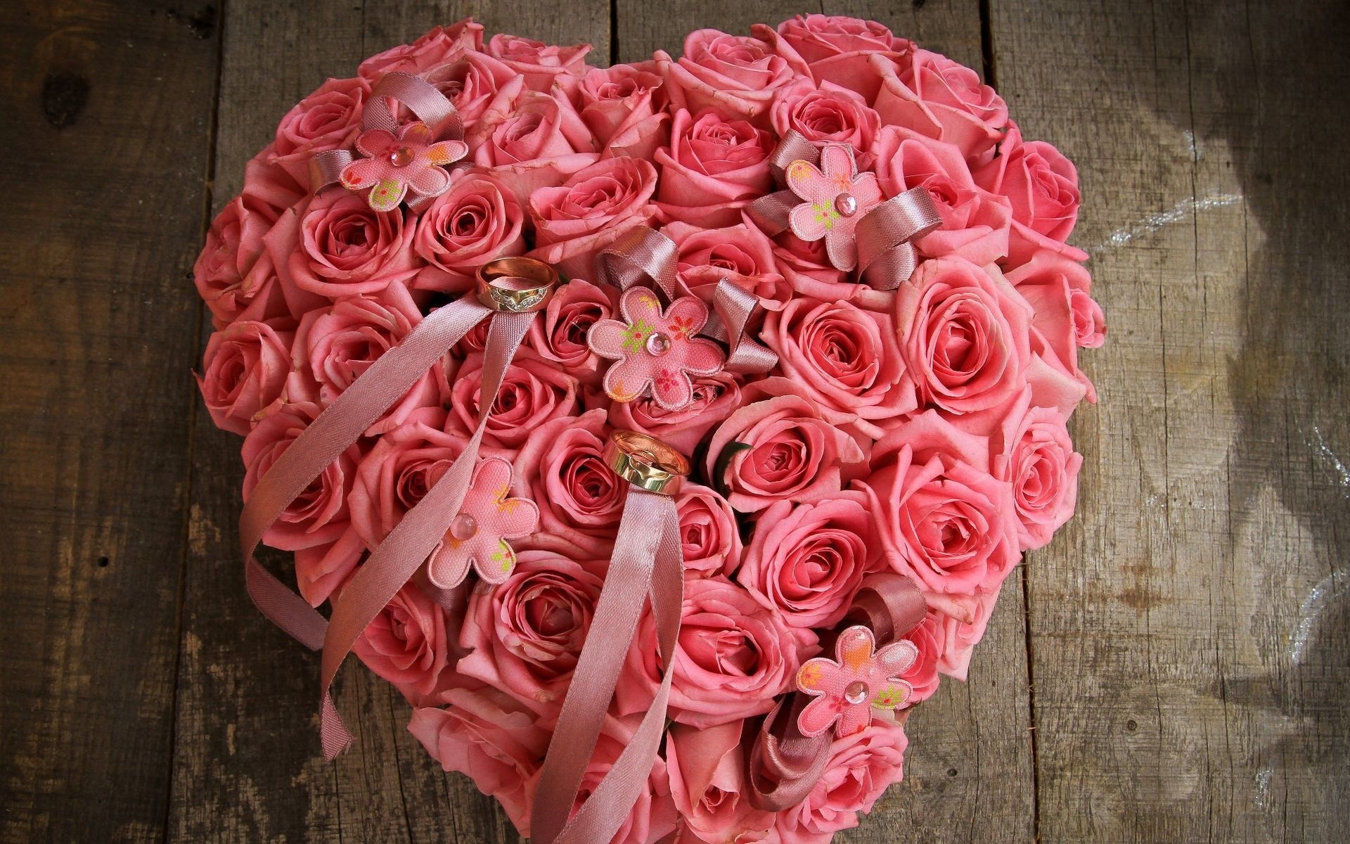 Download mobile wallpaper Love, Flower, Rose, Ring, Heart, Photography, Pink Flower, Pink Rose for free.