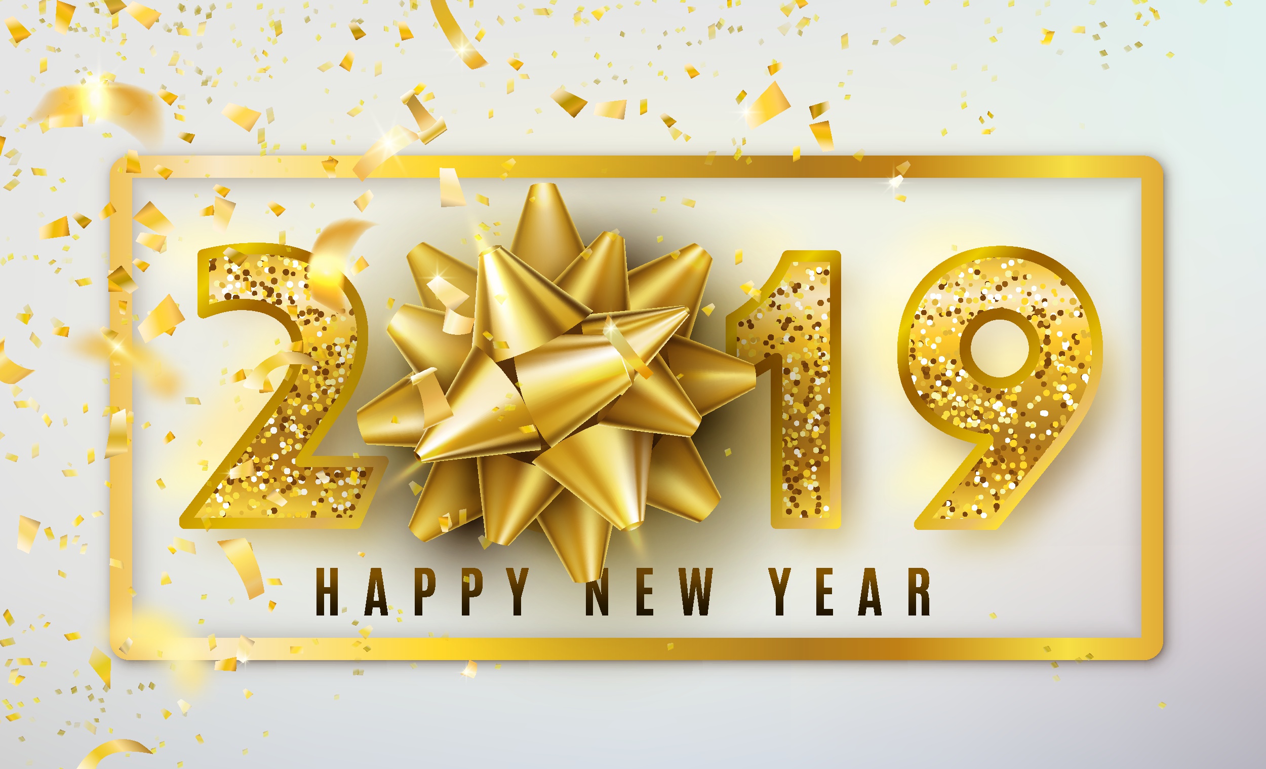 Завантажити шпалери безкоштовно Свято, Щасливого Нового Року, Новий Рік 2019 картинка на робочий стіл ПК