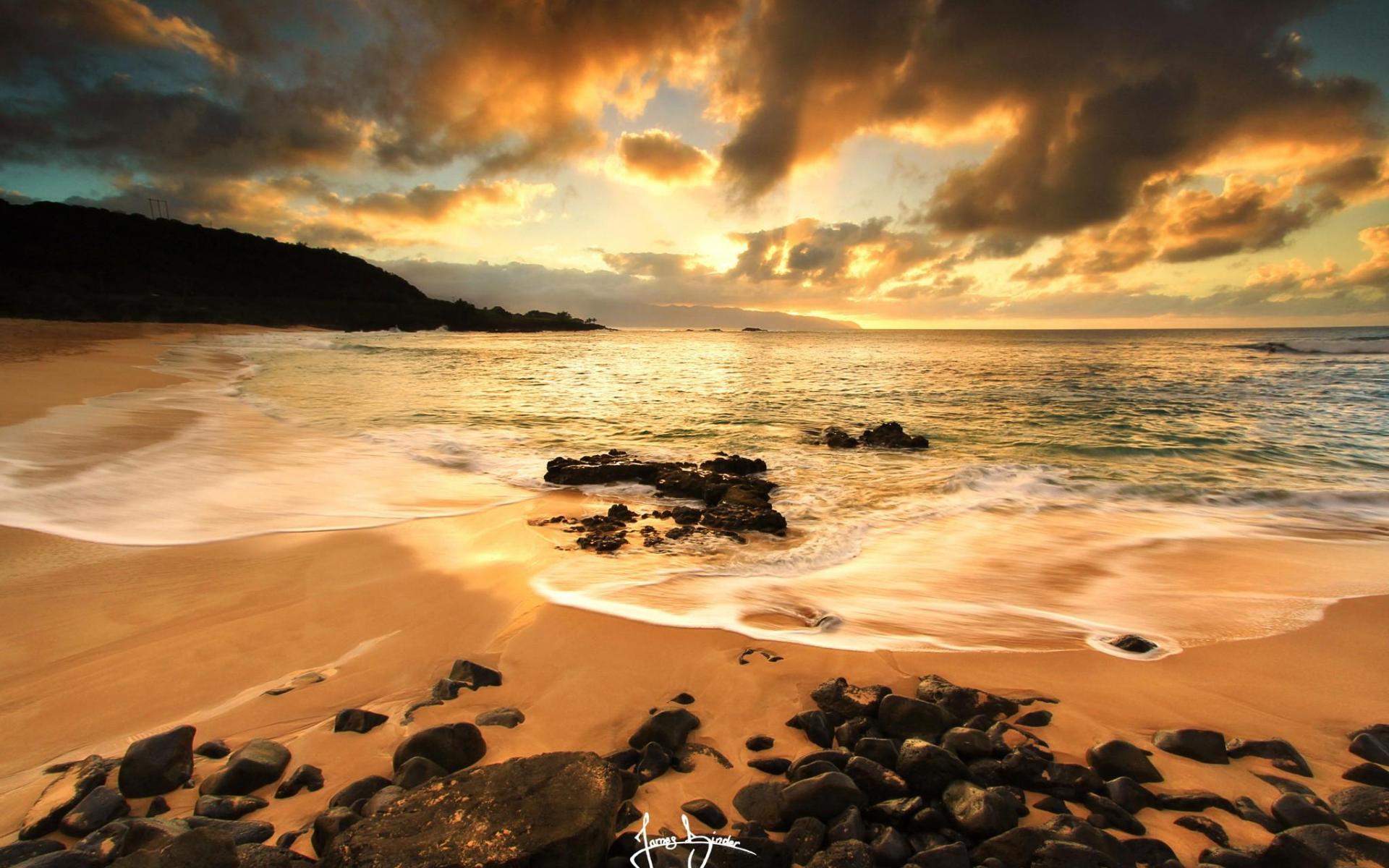 Free download wallpaper Sunset, Sky, Sea, Beach, Horizon, Ocean, Cloud, Photography on your PC desktop