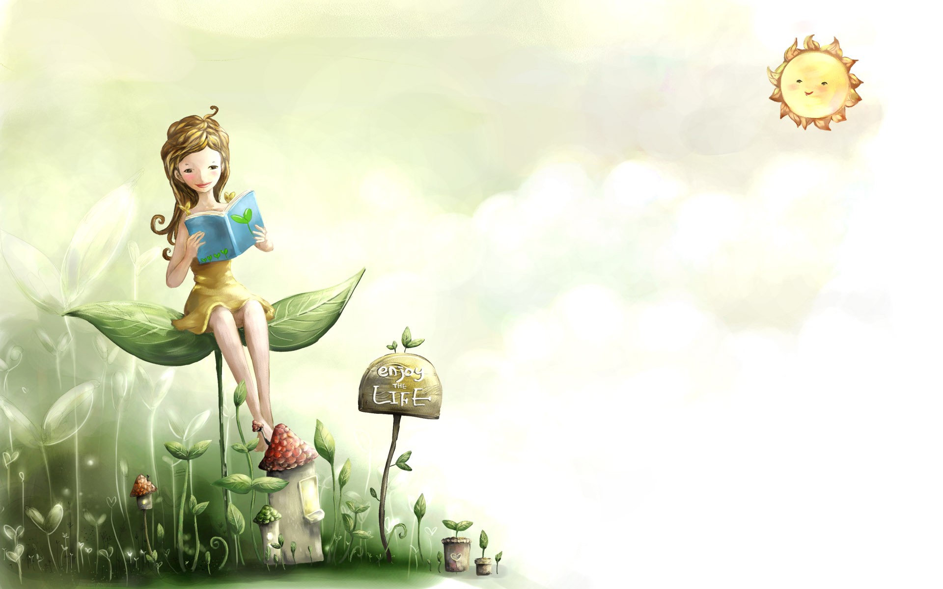 Free download wallpaper Artistic, Cute on your PC desktop