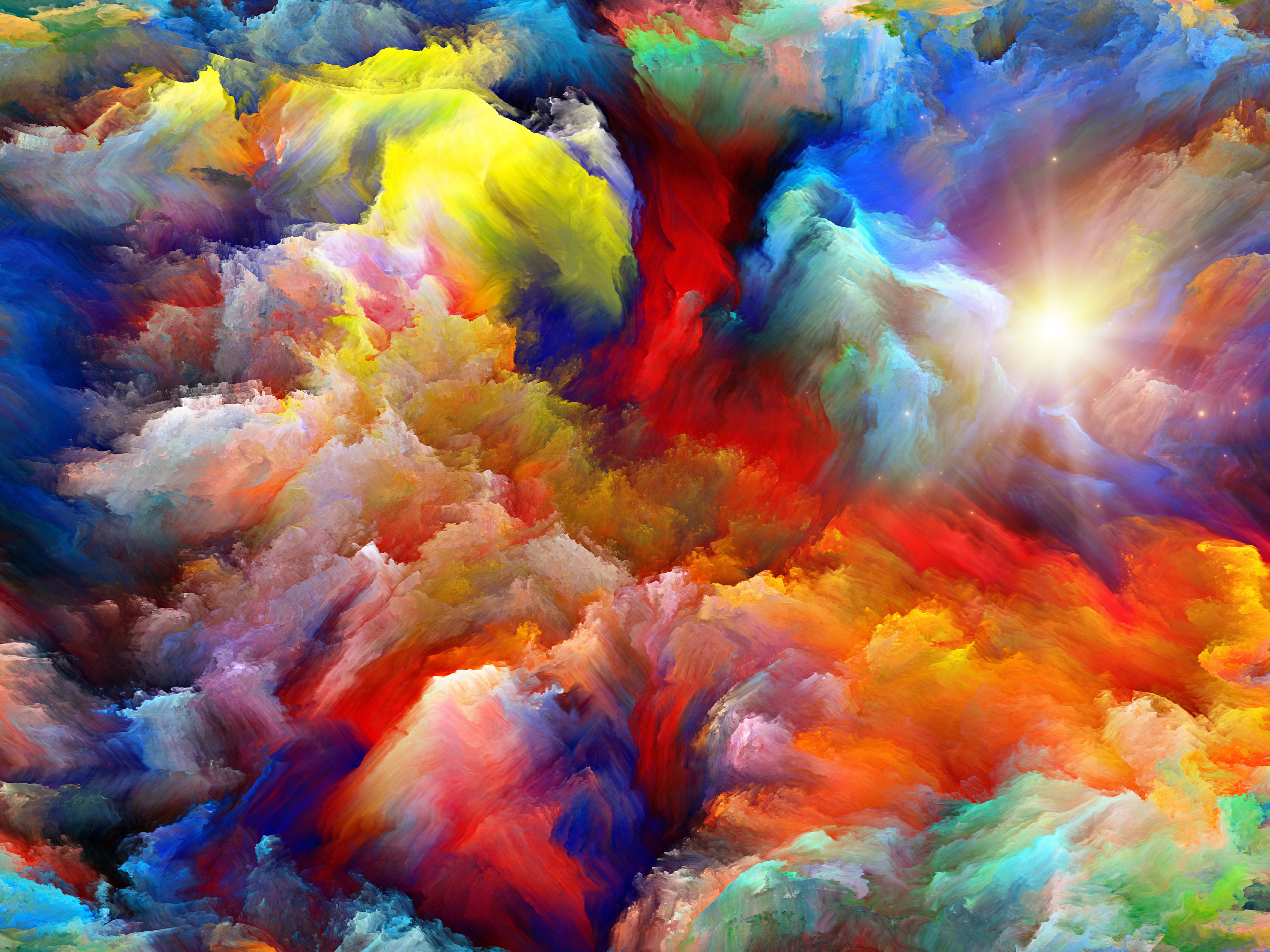 Free download wallpaper Colors, Colorful, Artistic, Cloud, Sunbeam on your PC desktop