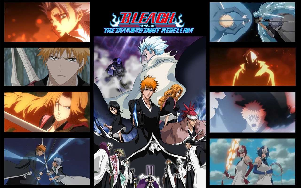 Free download wallpaper Anime, Bleach, Rukia Kuchiki, Renji Abarai, Ichigo Kurosaki, Rangiku Matsumoto, Tōshirō Hitsugaya on your PC desktop