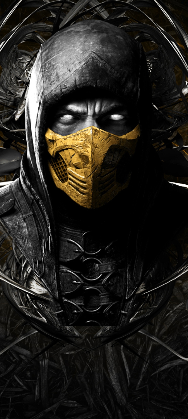 Handy-Wallpaper Mortal Kombat, Computerspiele, Skorpion (Mortal Kombat) kostenlos herunterladen.