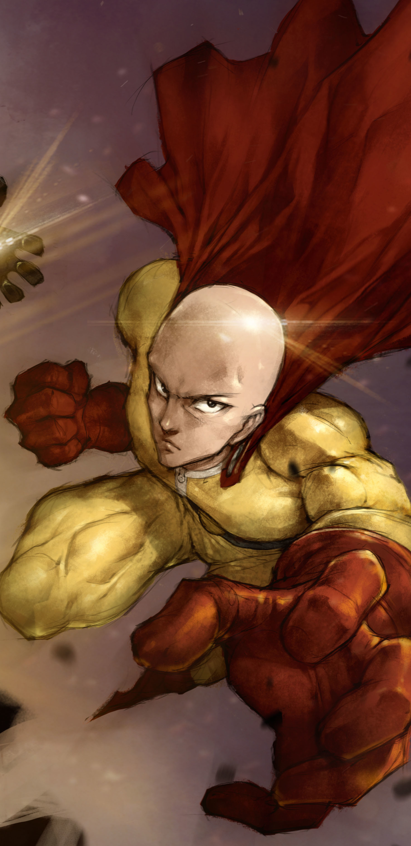 Скачати мобільні шпалери Аніме, Сайтама (One Punch Man), Ванпанчмен безкоштовно.