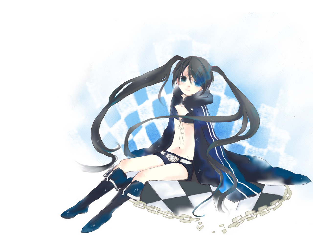 Download mobile wallpaper Anime, Black Rock Shooter for free.