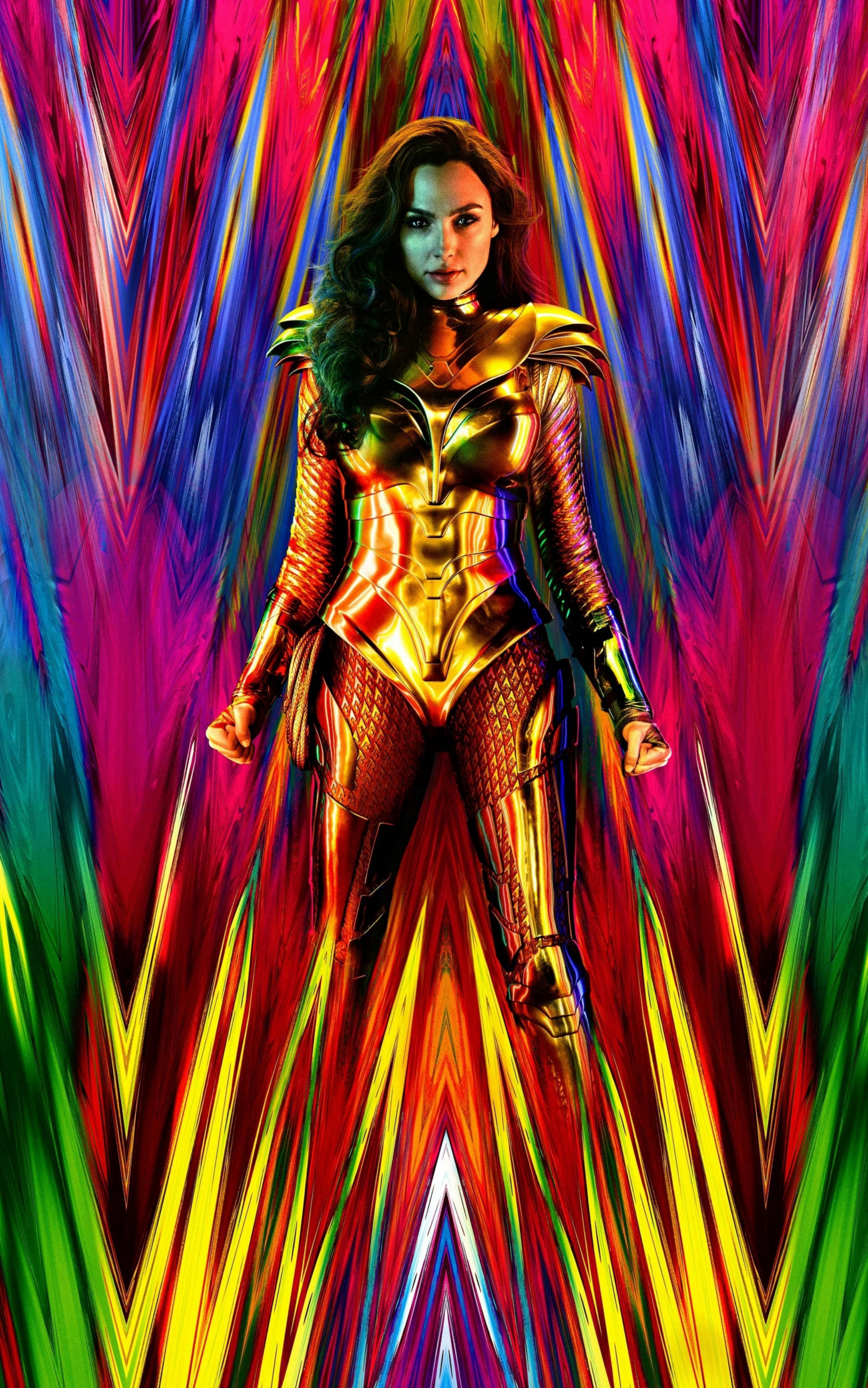 Download mobile wallpaper Colors, Armor, Movie, Dc Comics, Actress, Diana Prince, Wonder Woman, Gal Gadot, Wonder Woman 1984 for free.