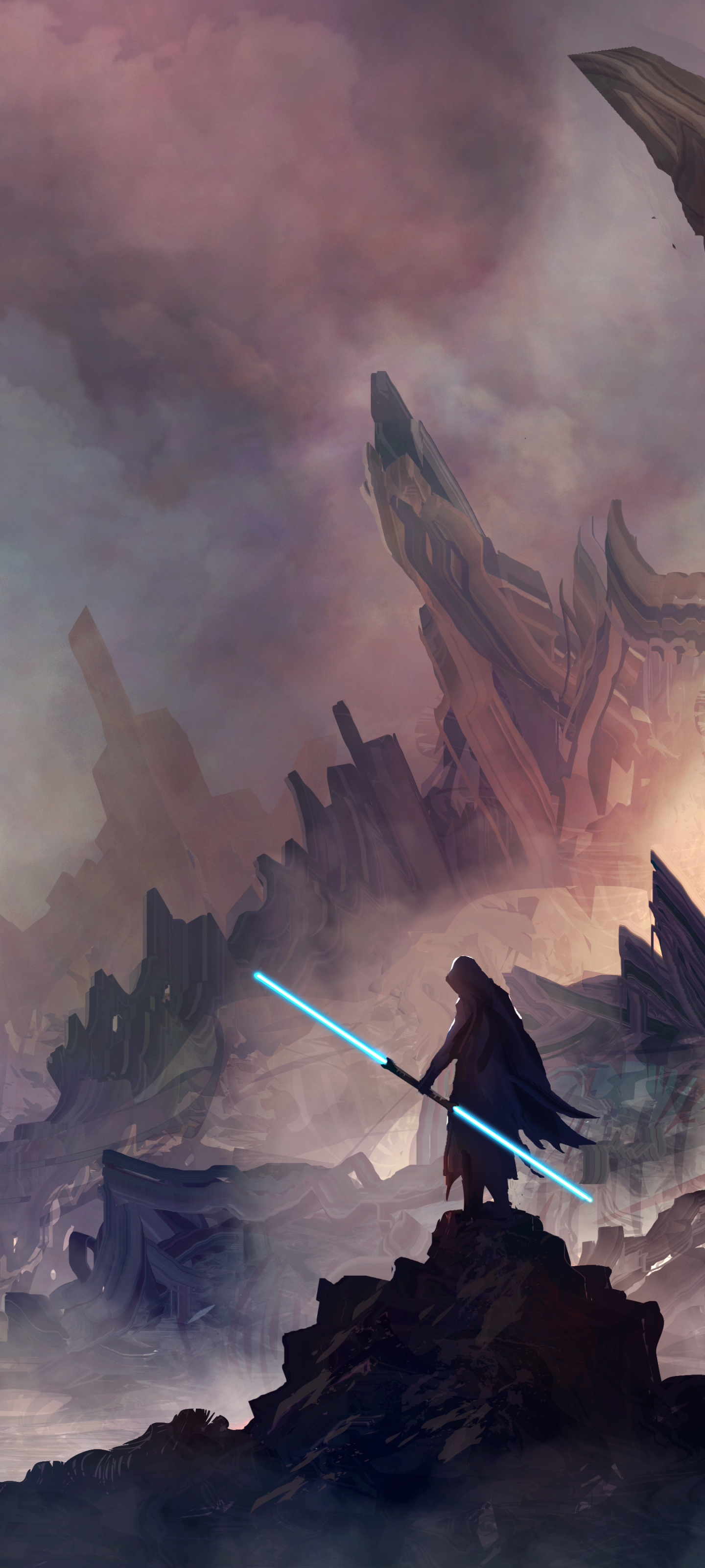 Download mobile wallpaper Warrior, Sci Fi, Lightsaber for free.