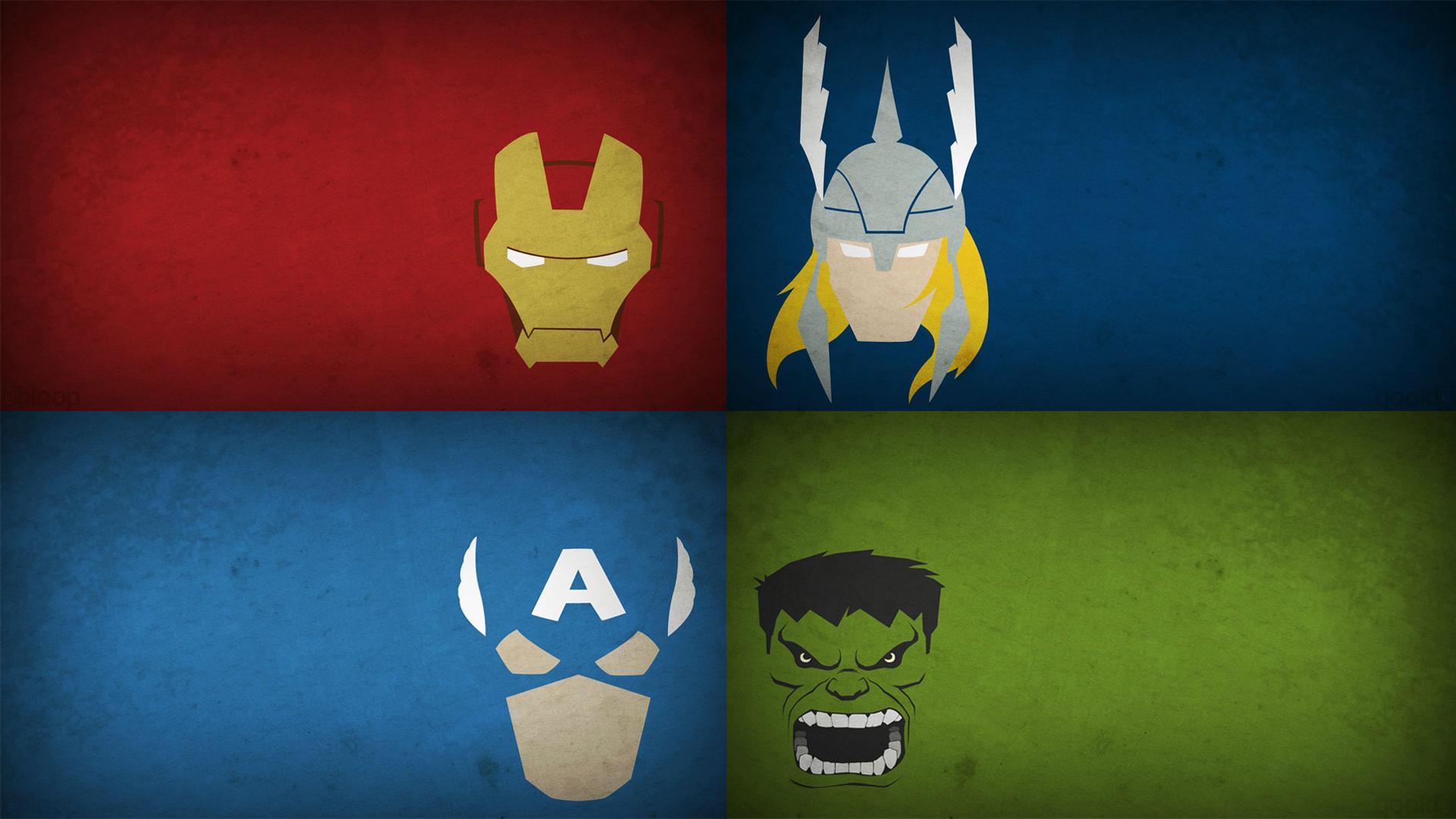 Laden Sie das Hulk, Comics, Ironman, Kapitän Amerika, Rächer, Thor, The Avengers-Bild kostenlos auf Ihren PC-Desktop herunter