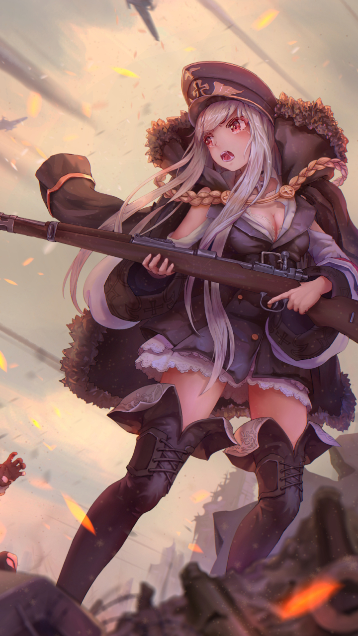 Handy-Wallpaper Computerspiele, Girls' Frontline kostenlos herunterladen.