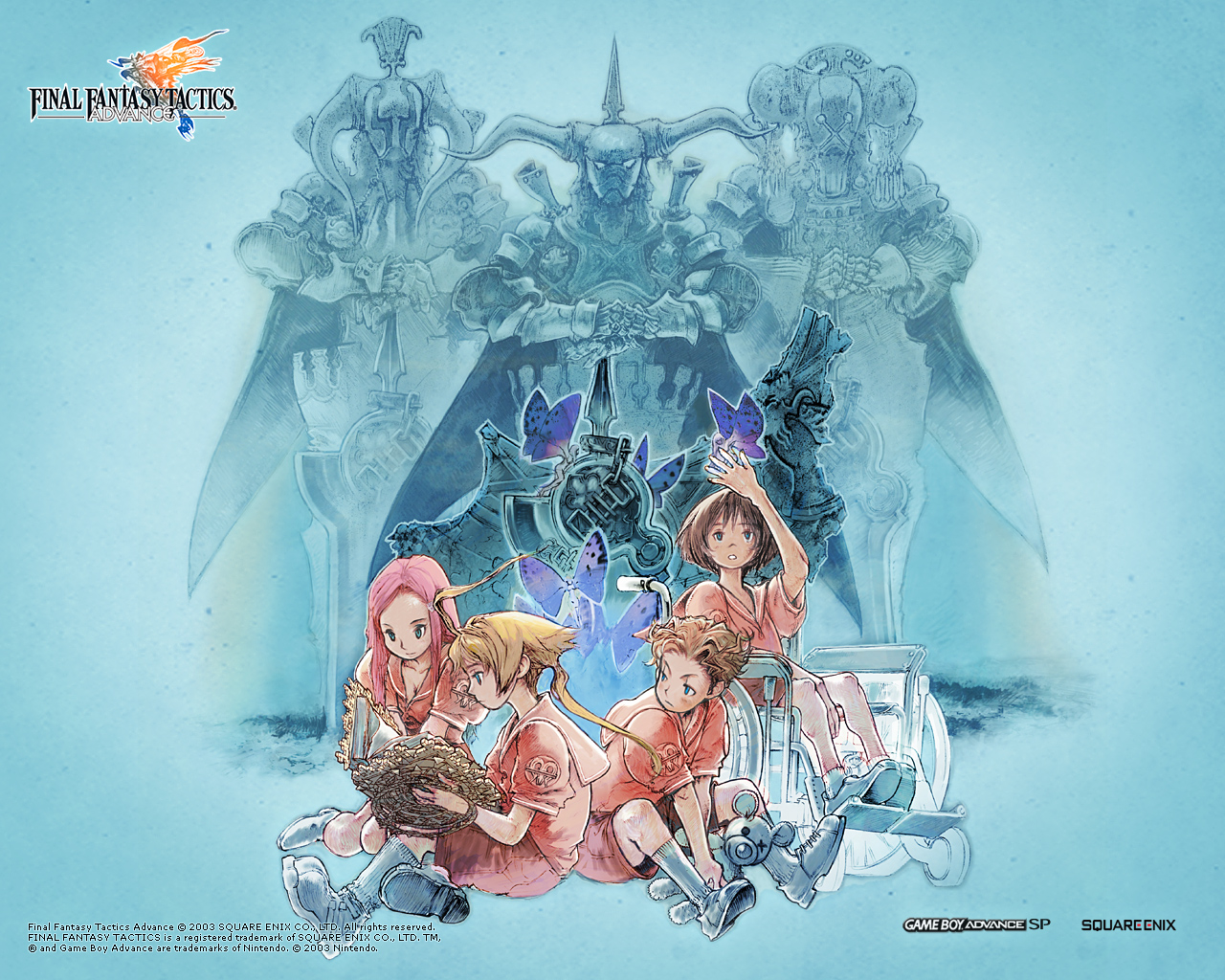 Популярні заставки і фони Final Fantasy Tactics на комп'ютер