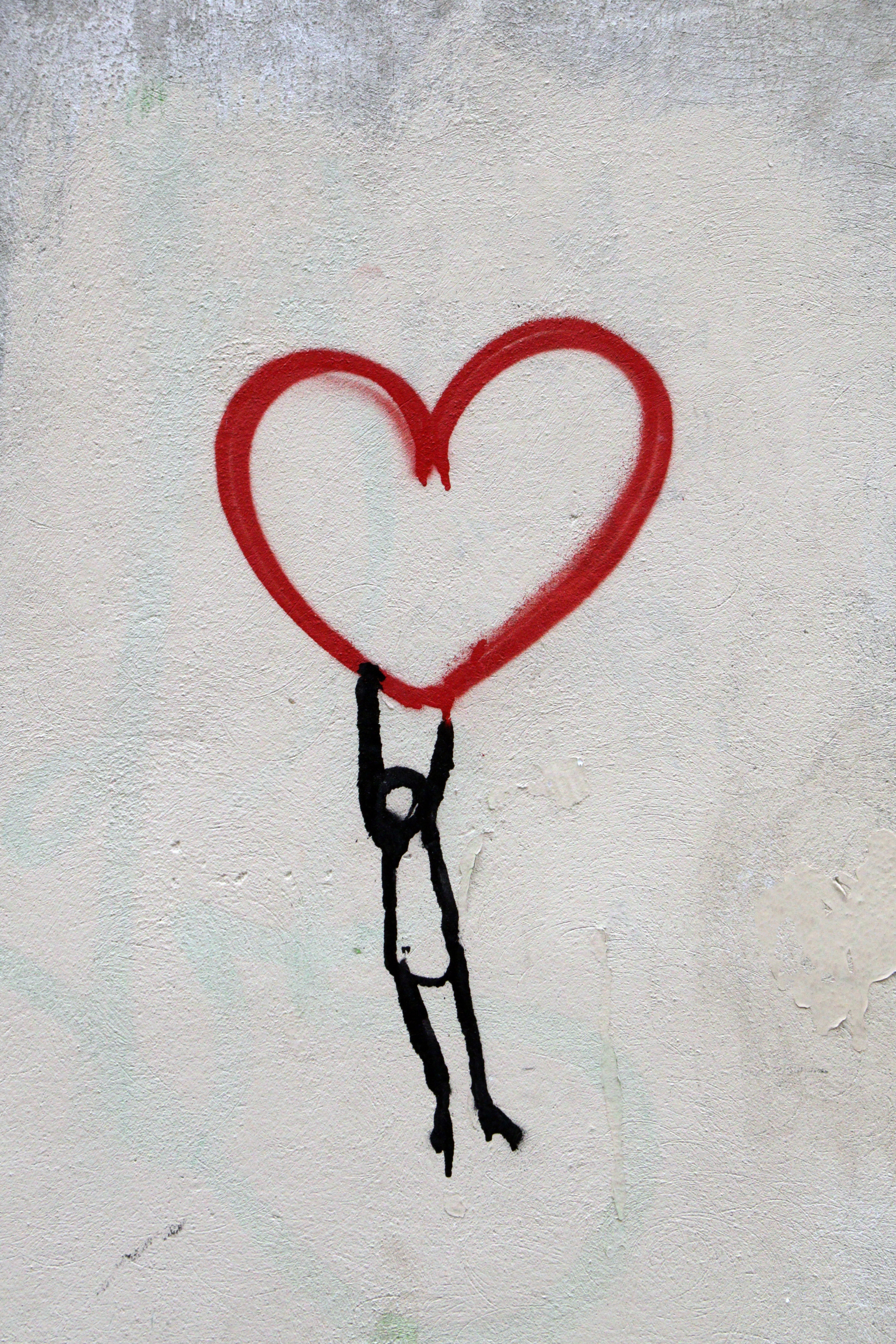 Baixar papel de parede para celular de Pintar, Coração, Um Coração, Arte, Amor gratuito.