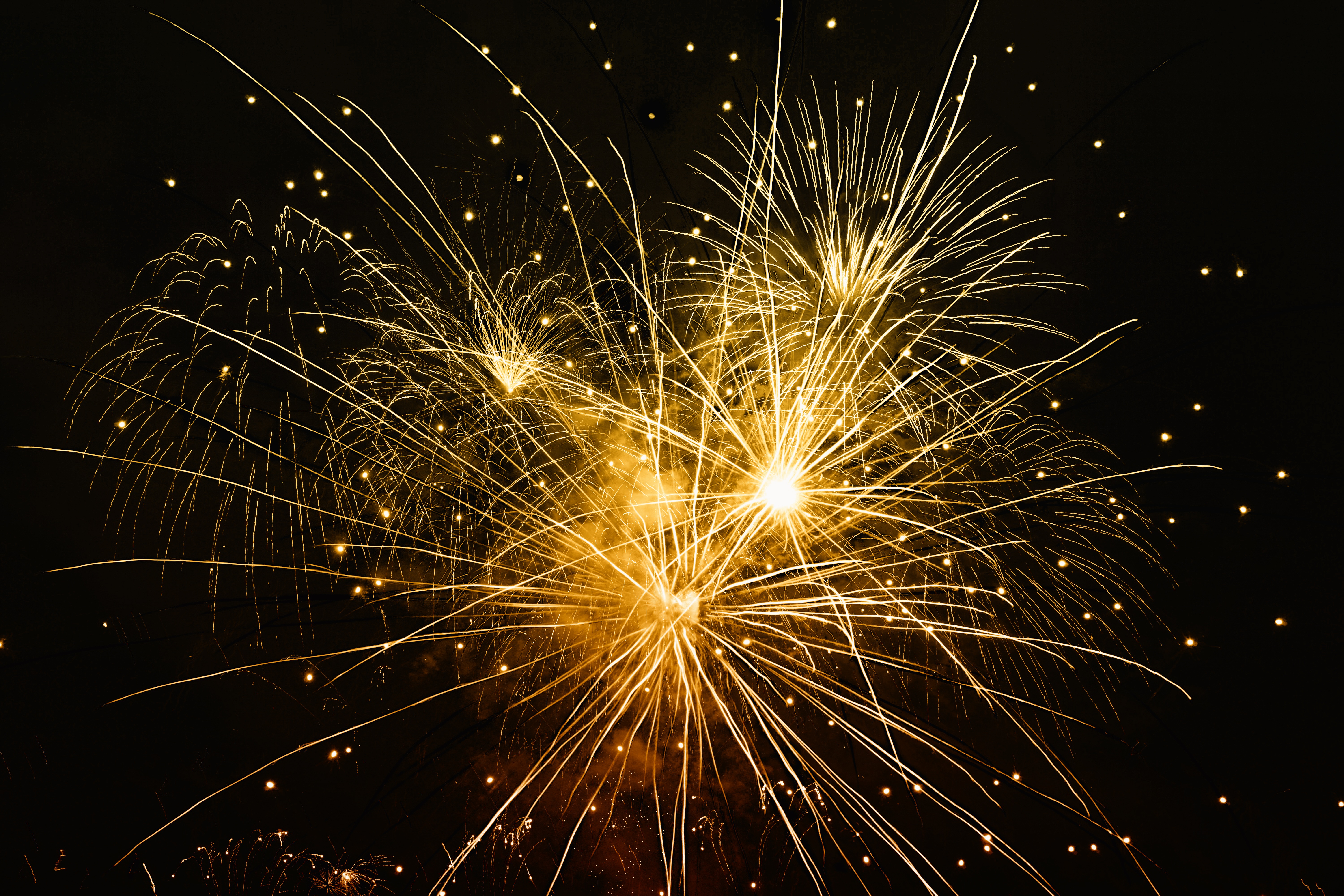 Download mobile wallpaper Night, Light, Fireworks, Photography for free.