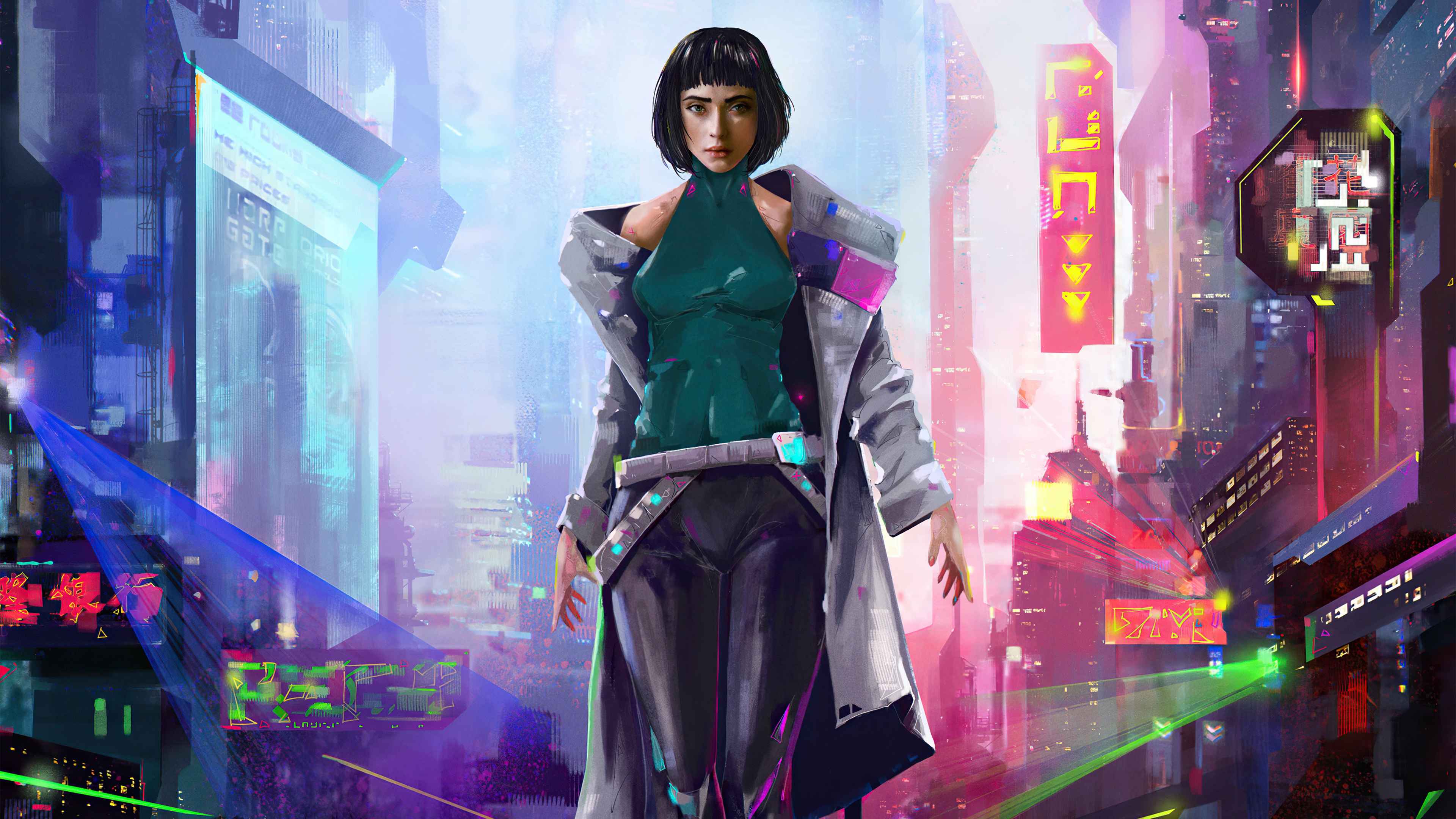 Baixar papel de parede para celular de Cyberpunk, Ficção Científica, Futurístico gratuito.