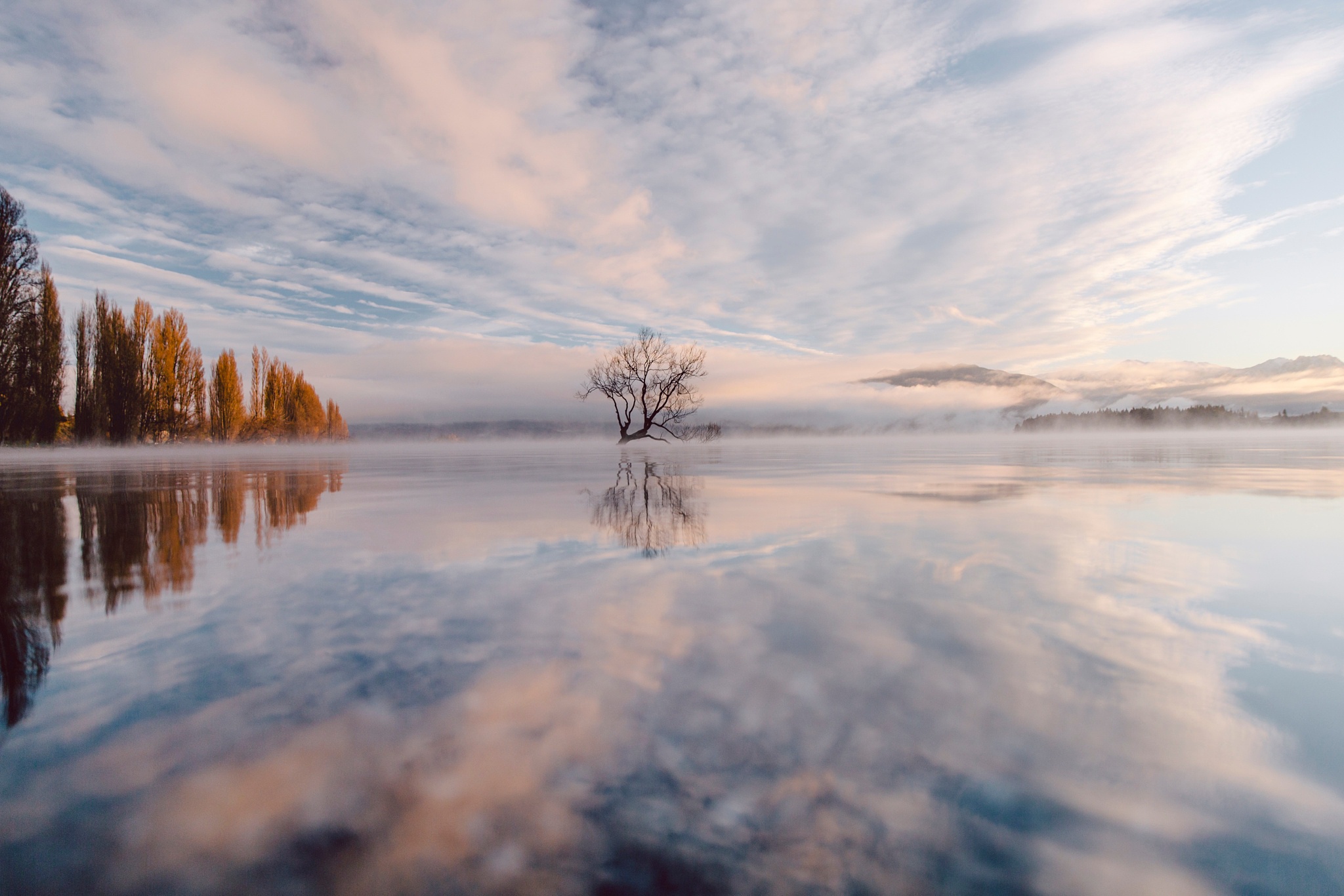 Free download wallpaper Nature, Lake, Reflection, Tree, Earth, Cloud on your PC desktop
