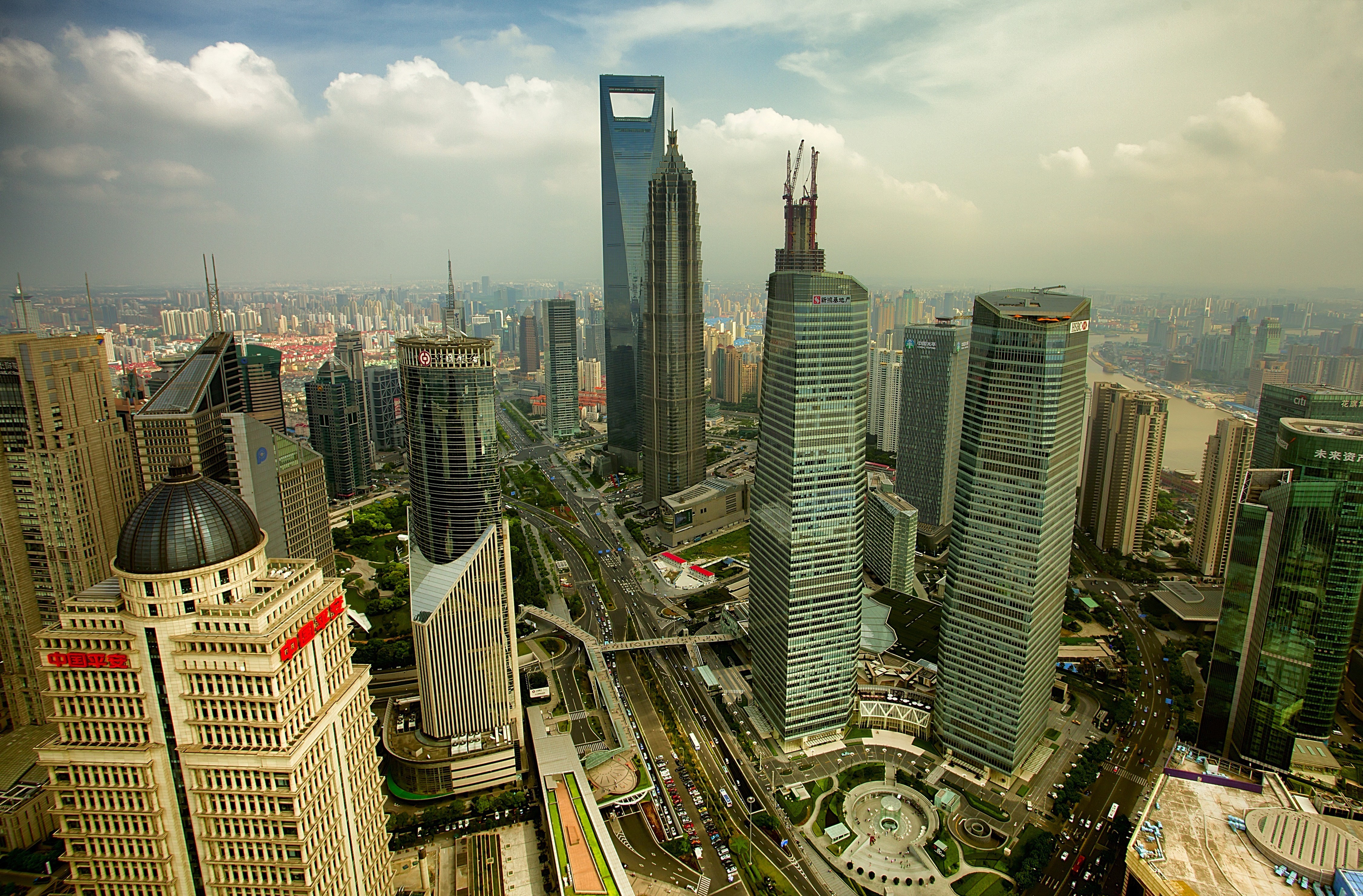 Free download wallpaper Cities, China, Shanghai, Man Made on your PC desktop