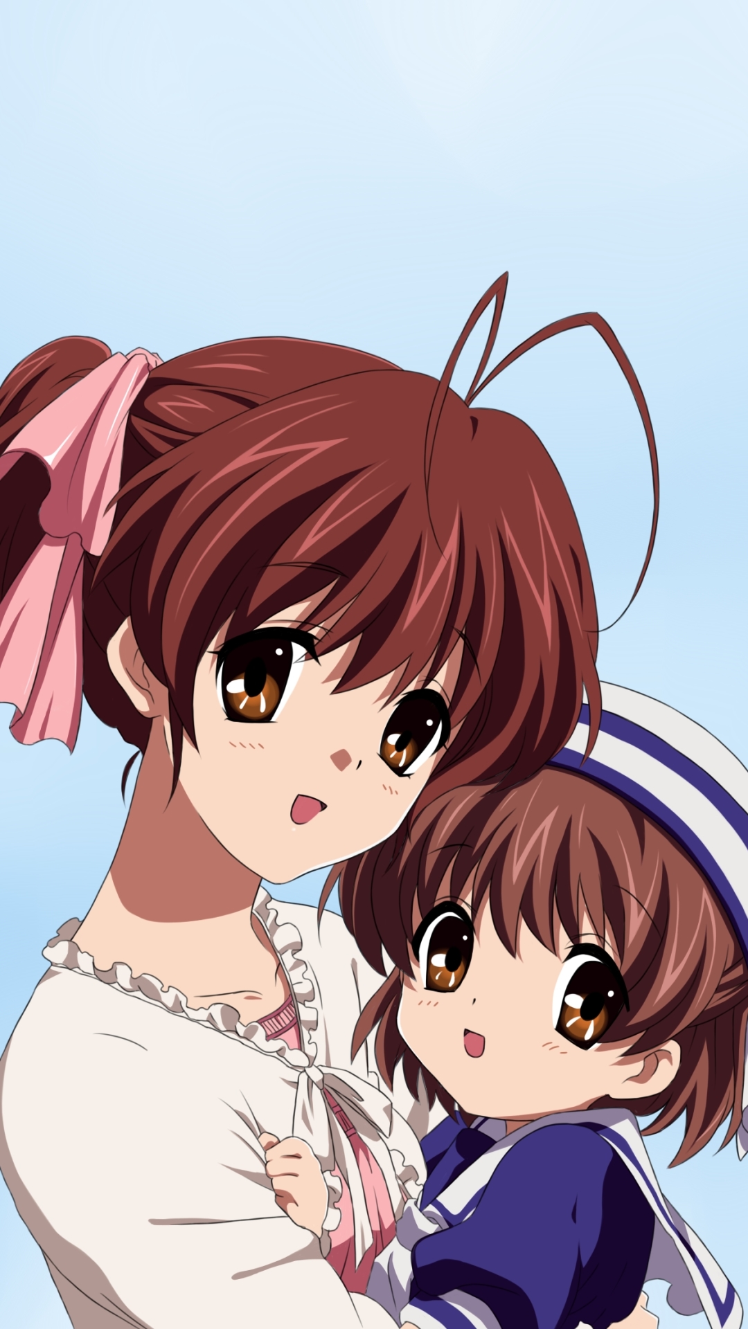 Téléchargez des papiers peints mobile Animé, Clannad, Nagisa Furukawa, Ushio Okazaki gratuitement.