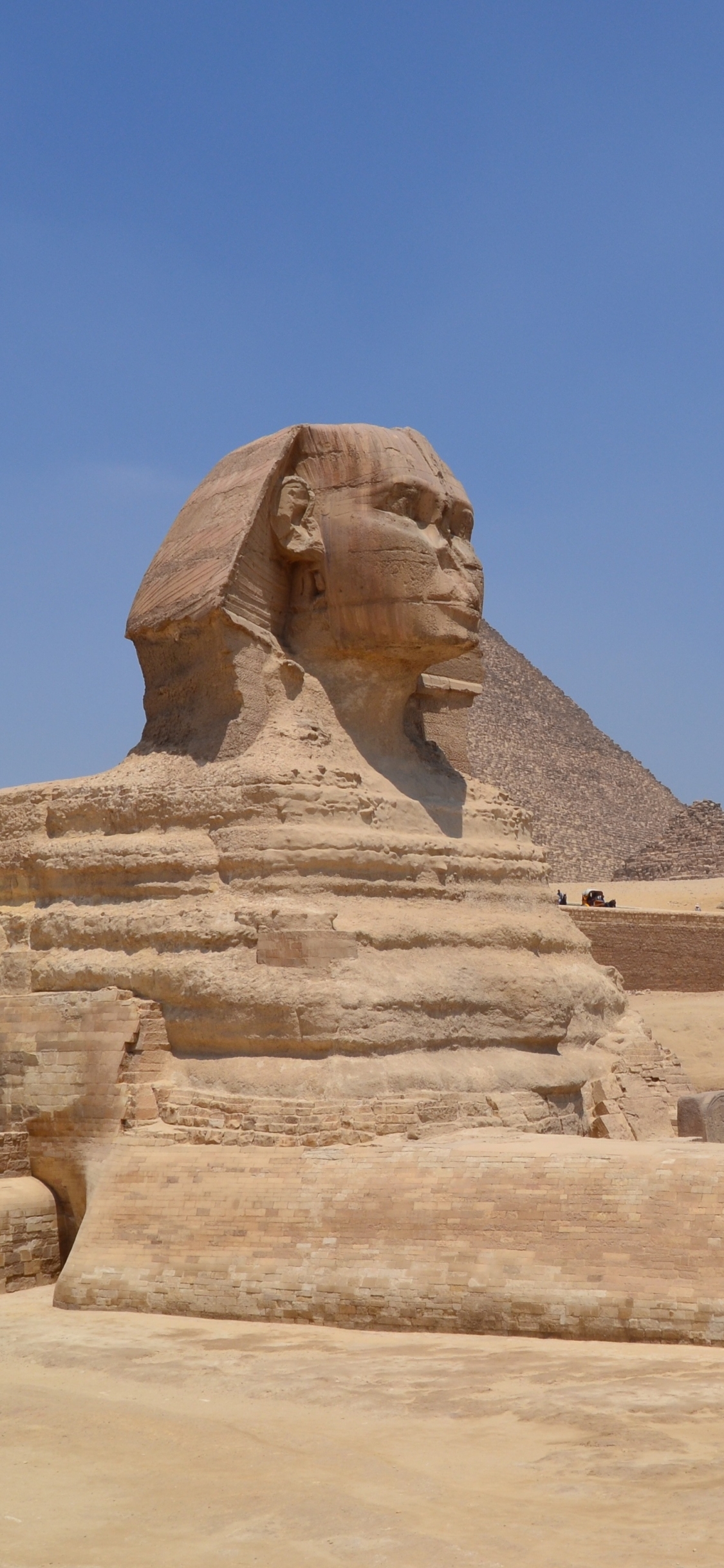 egypt, sphinx, man made, statue, limestone Full HD