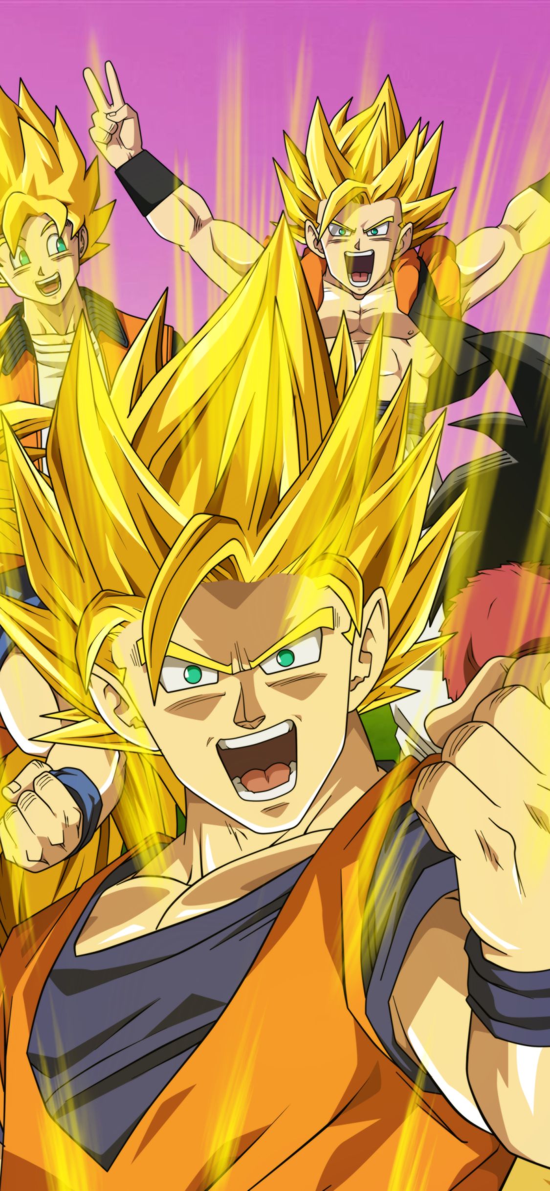 Handy-Wallpaper Dragon Ball, Animes, Son Goku, Dragonball Z, Super Saiyajin kostenlos herunterladen.