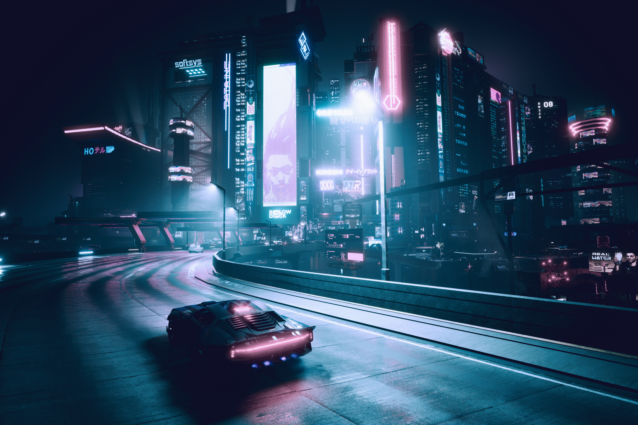 Baixe gratuitamente a imagem Cidade, Carro, Cyberpunk, Futurista, Videogame, Futurístico, Cyberpunk 2077 na área de trabalho do seu PC