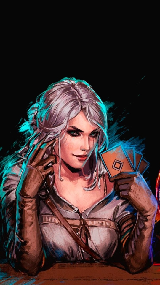 Download mobile wallpaper Magic, Video Game, White Hair, The Witcher, Ciri (The Witcher), Gwent: The Witcher Card Game for free.