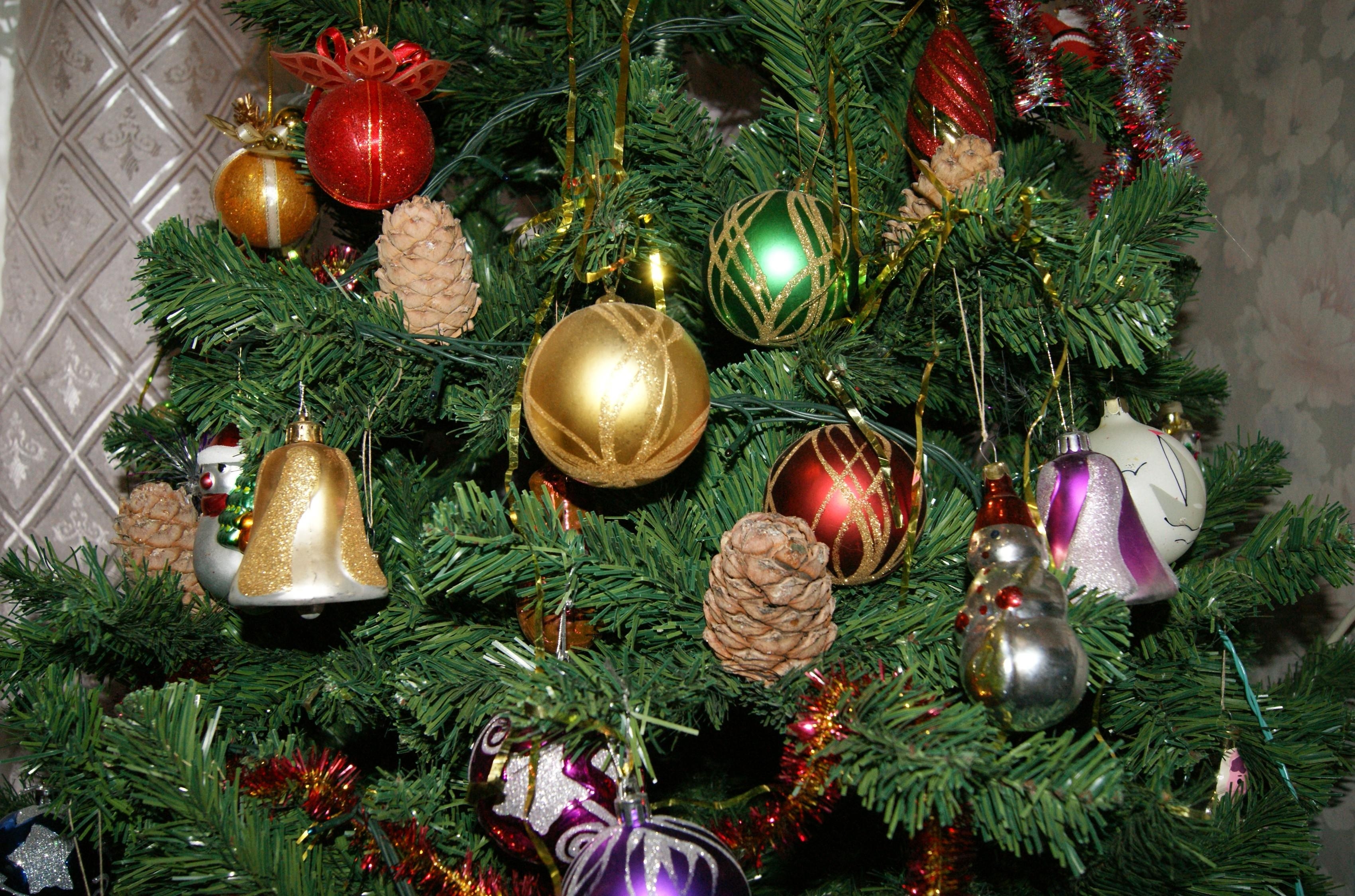 holidays, new year, toys, holiday, christmas tree FHD, 4K, UHD