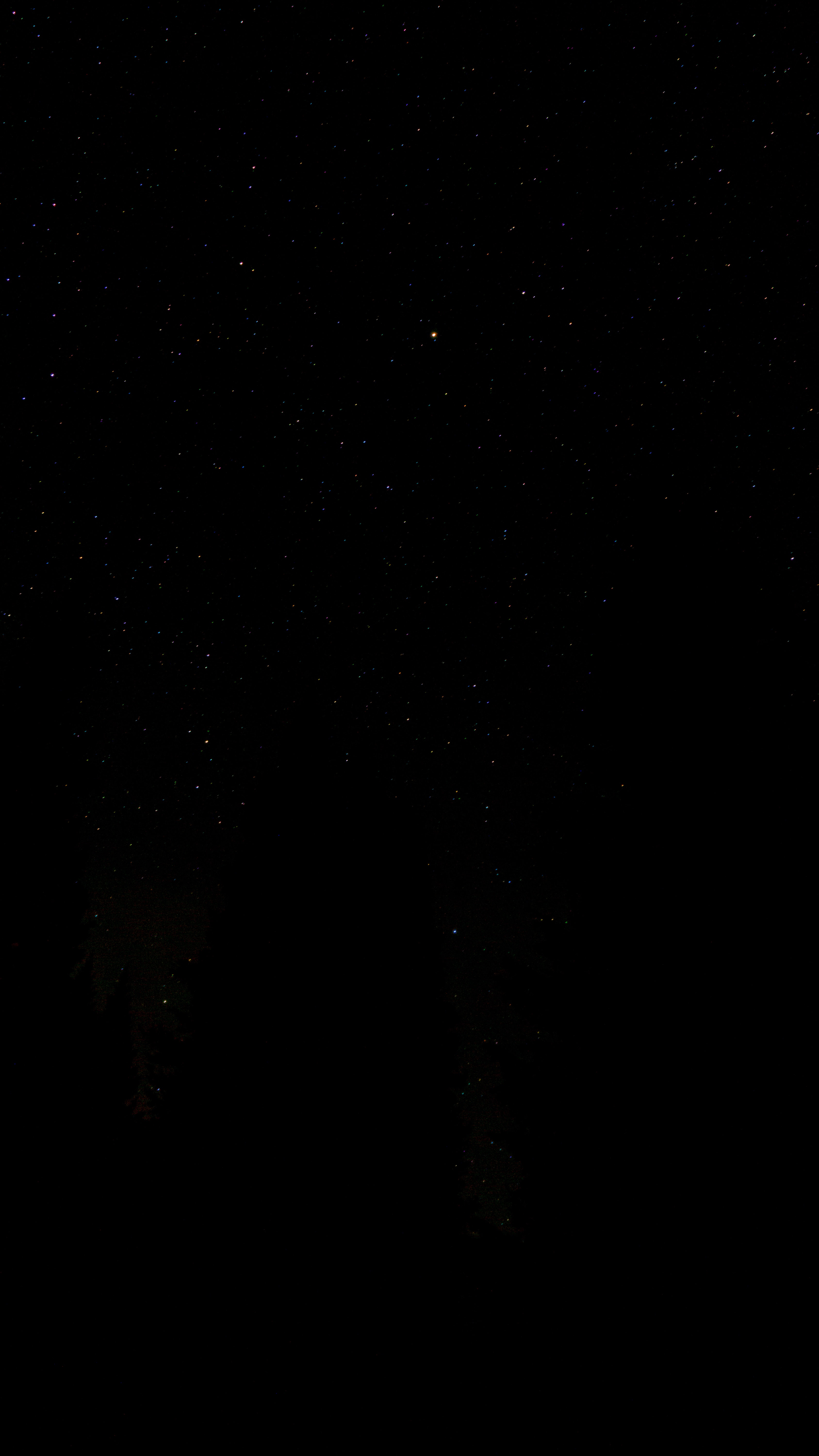 starry sky, black, stars, night HD wallpaper
