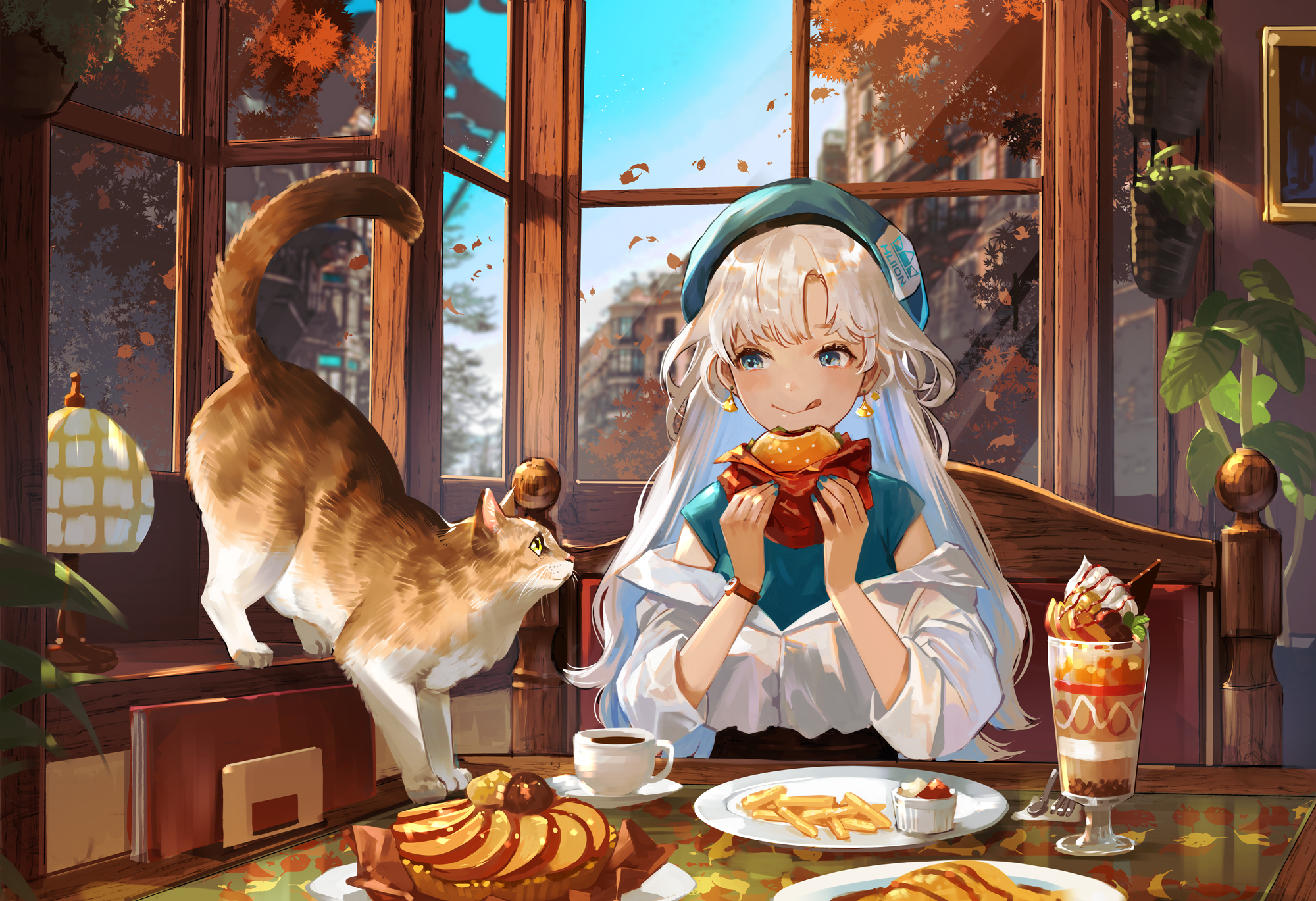 Baixe gratuitamente a imagem Anime, Gato, Original na área de trabalho do seu PC