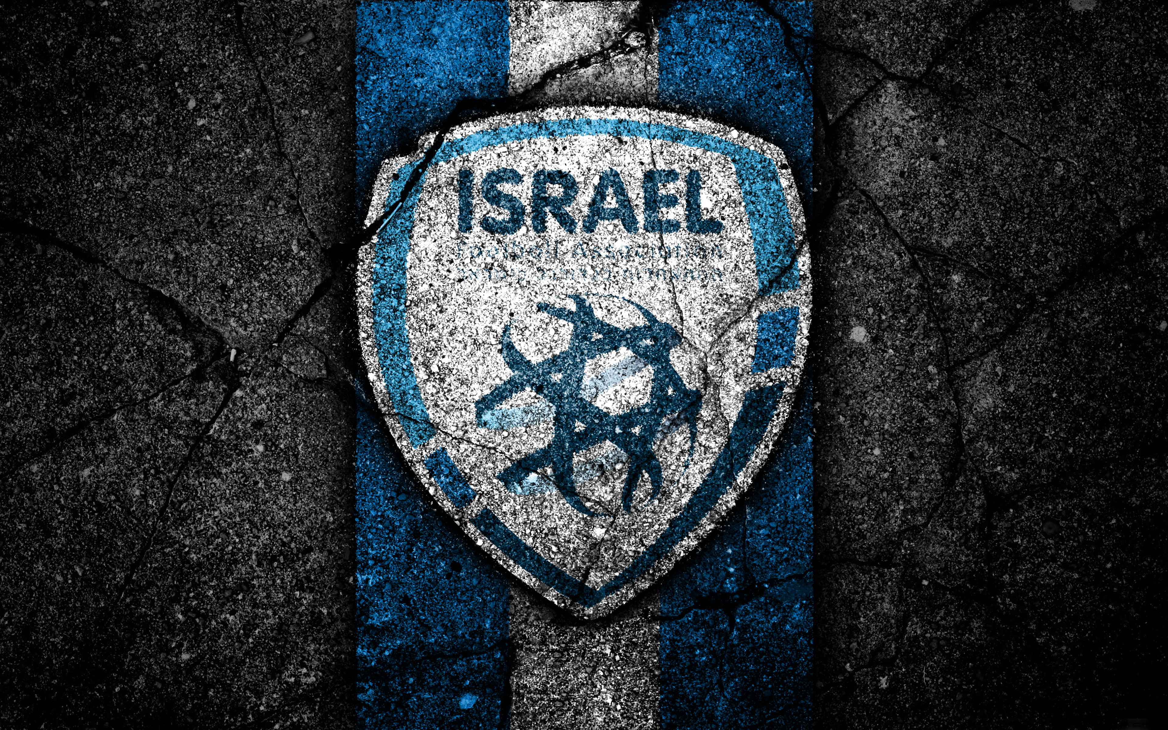 1531429 descargar fondo de pantalla israel, deporte, selección de fútbol de israel, emblema, logo, fútbol: protectores de pantalla e imágenes gratis