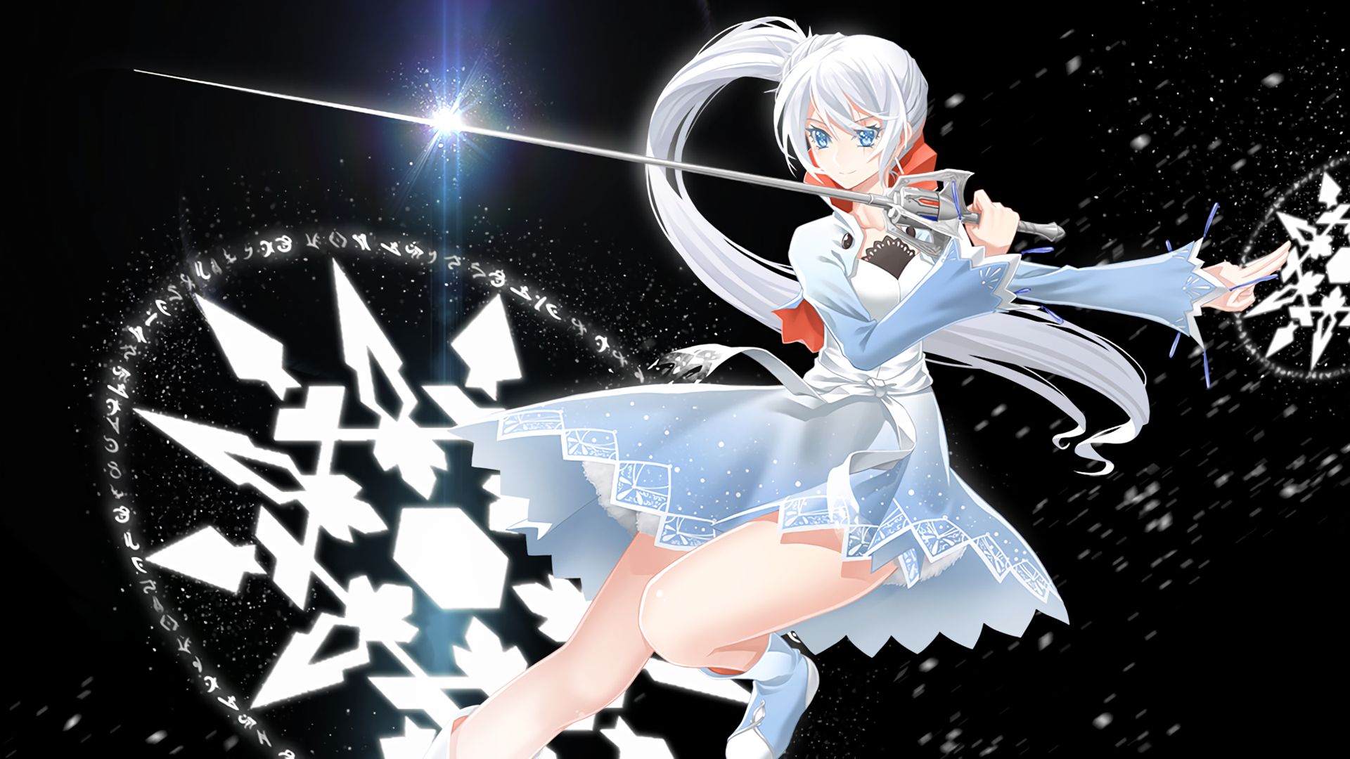Laden Sie das Animes, Rwby, Weiss Schnee-Bild kostenlos auf Ihren PC-Desktop herunter