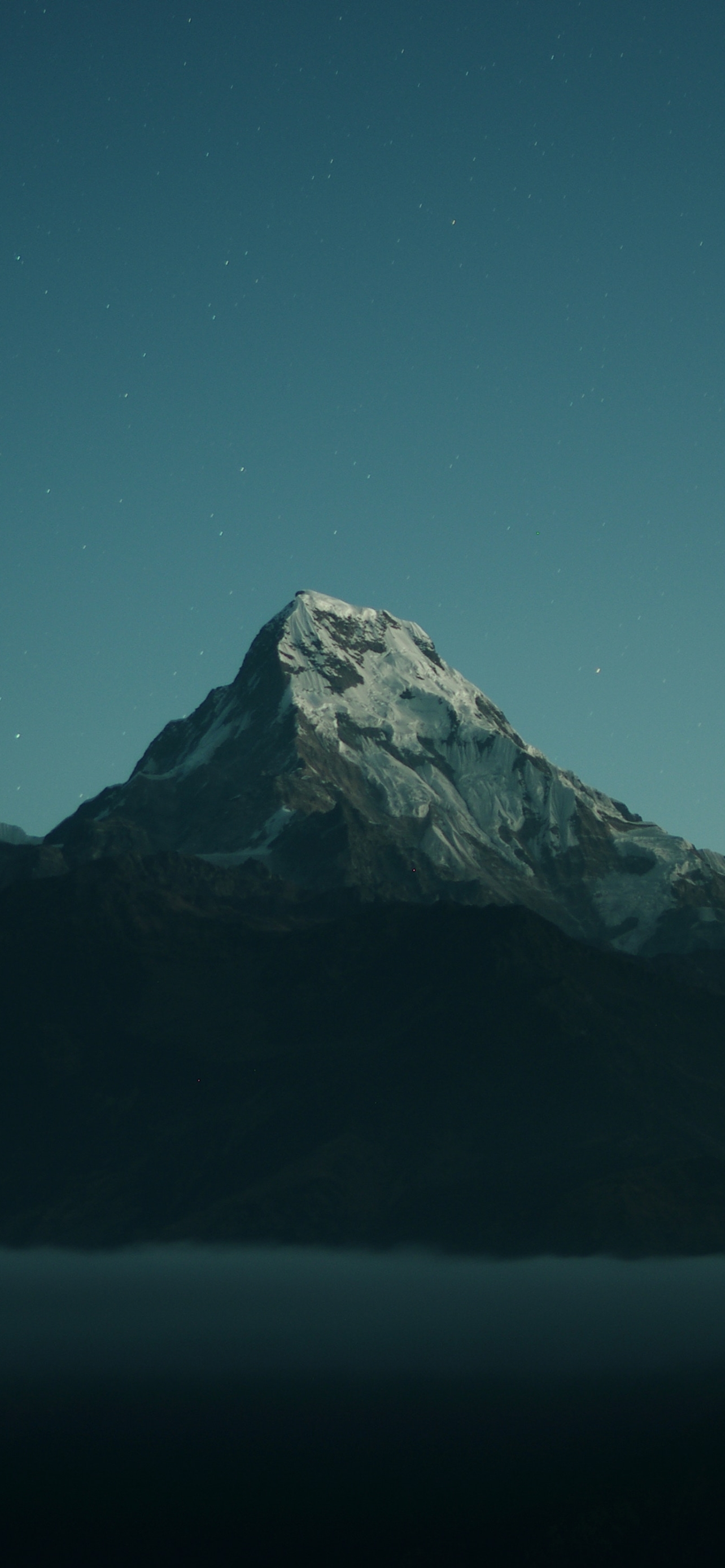nepal, earth, night, mountain