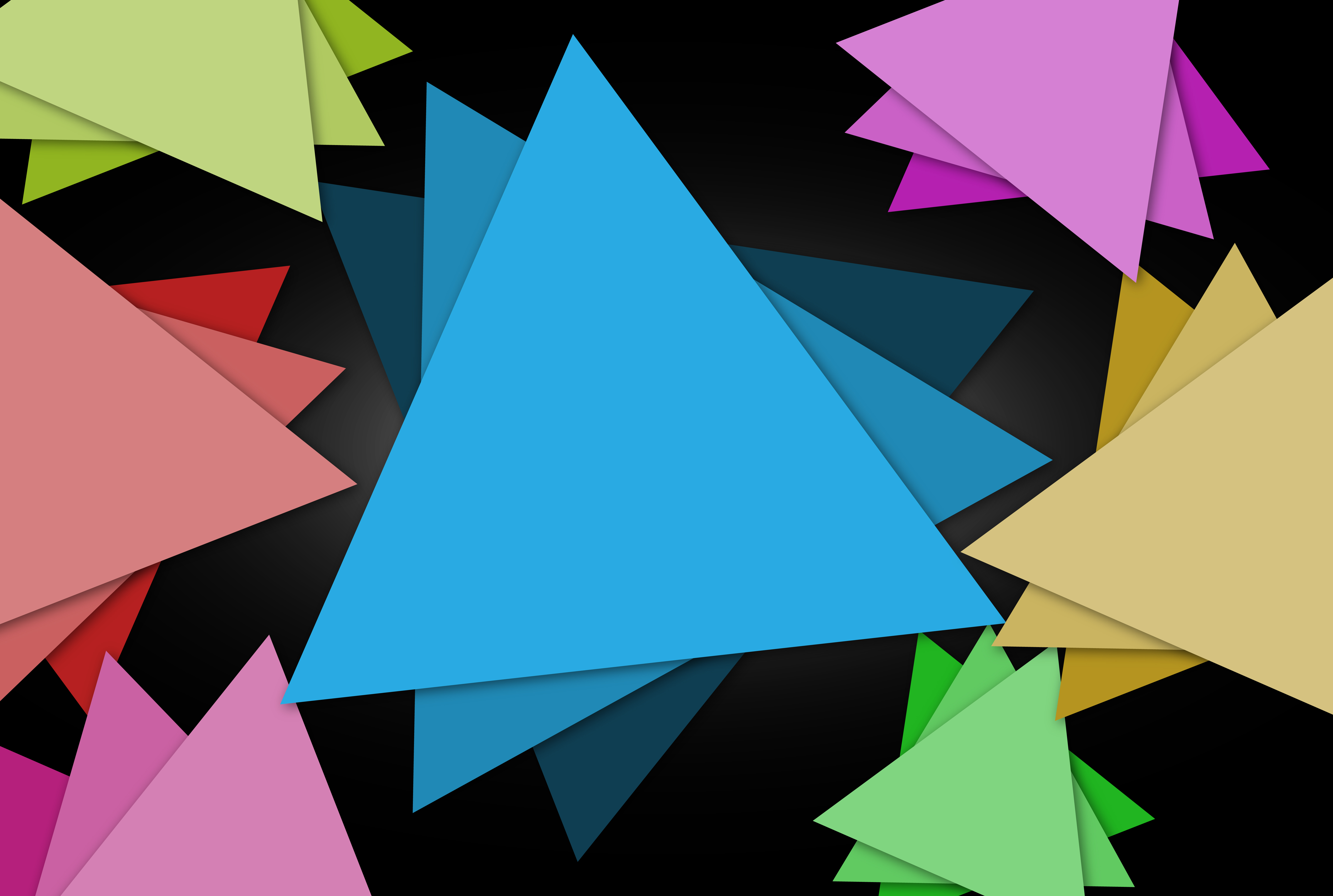 Free download wallpaper Abstract, Colors, Triangle, Geometry on your PC desktop