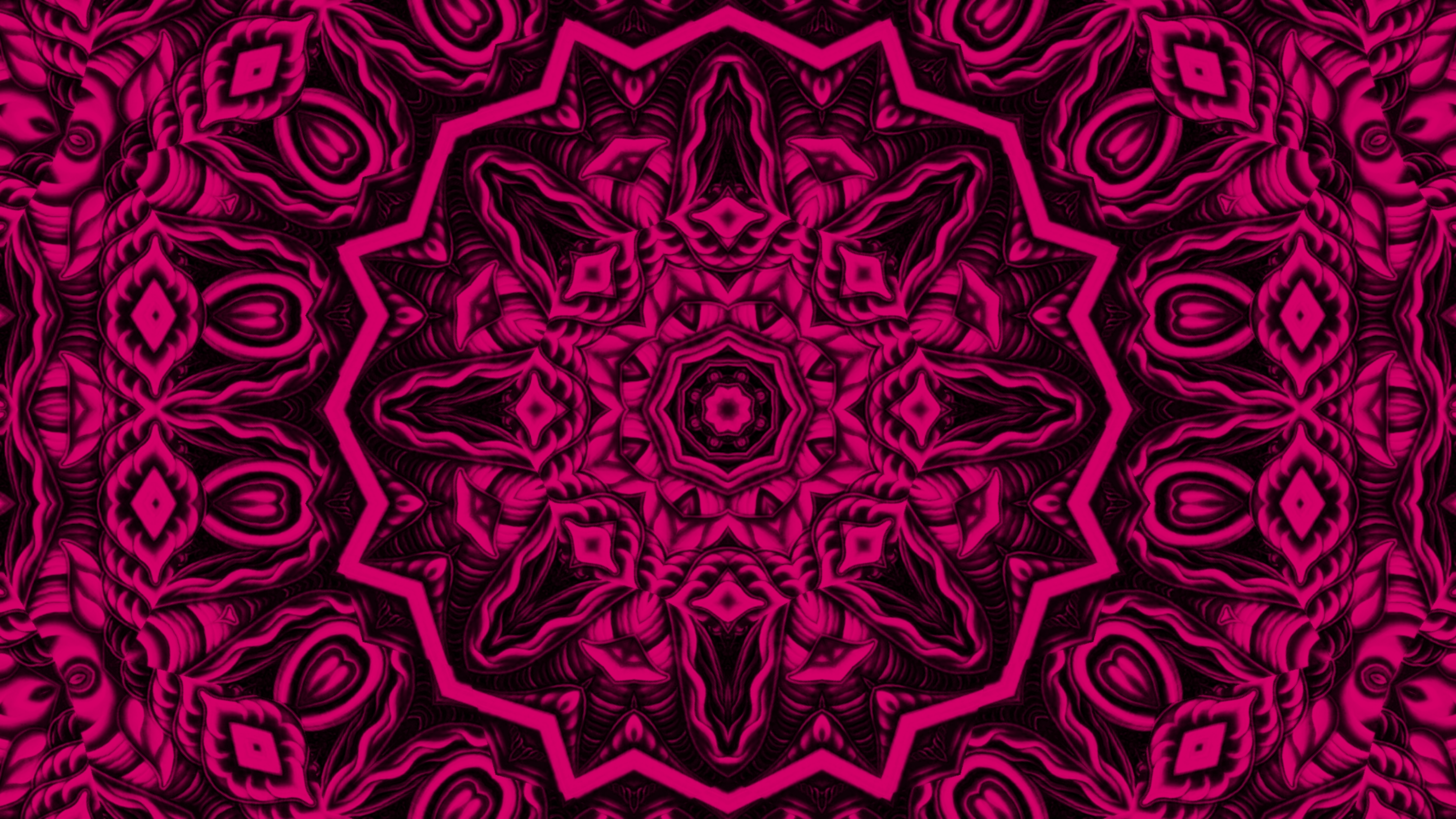 Free download wallpaper Pink, Pattern, Artistic, Mandala, Psychedelic on your PC desktop