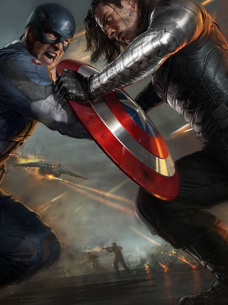 Download mobile wallpaper Captain America, Movie, Winter Soldier, Captain America: The Winter Soldier for free.