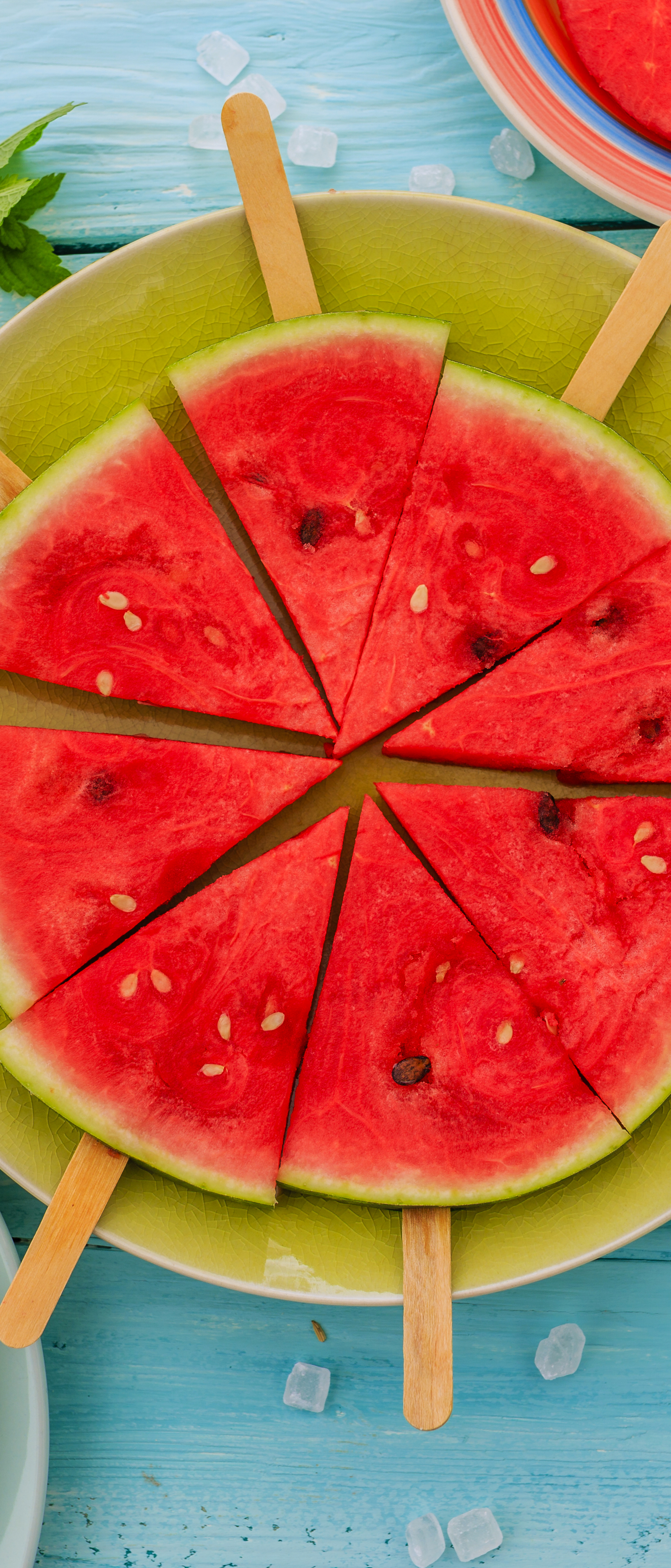 Handy-Wallpaper Obst, Sommer, Frucht, Wassermelone, Nahrungsmittel, Früchte kostenlos herunterladen.