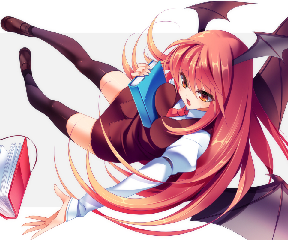 Laden Sie das Animes, Tuhu, Koakuma (Touhou)-Bild kostenlos auf Ihren PC-Desktop herunter