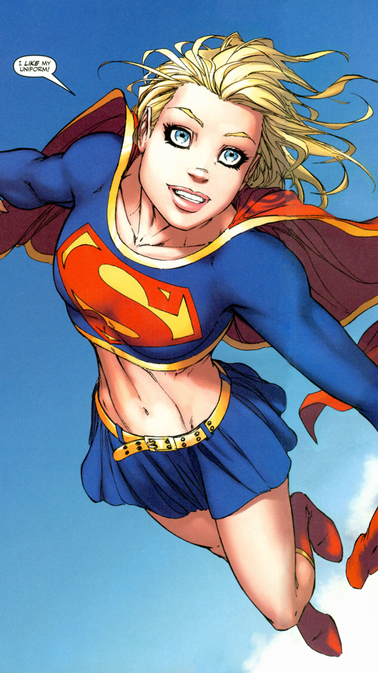 Handy-Wallpaper Comics, Übermensch, Supergirl kostenlos herunterladen.