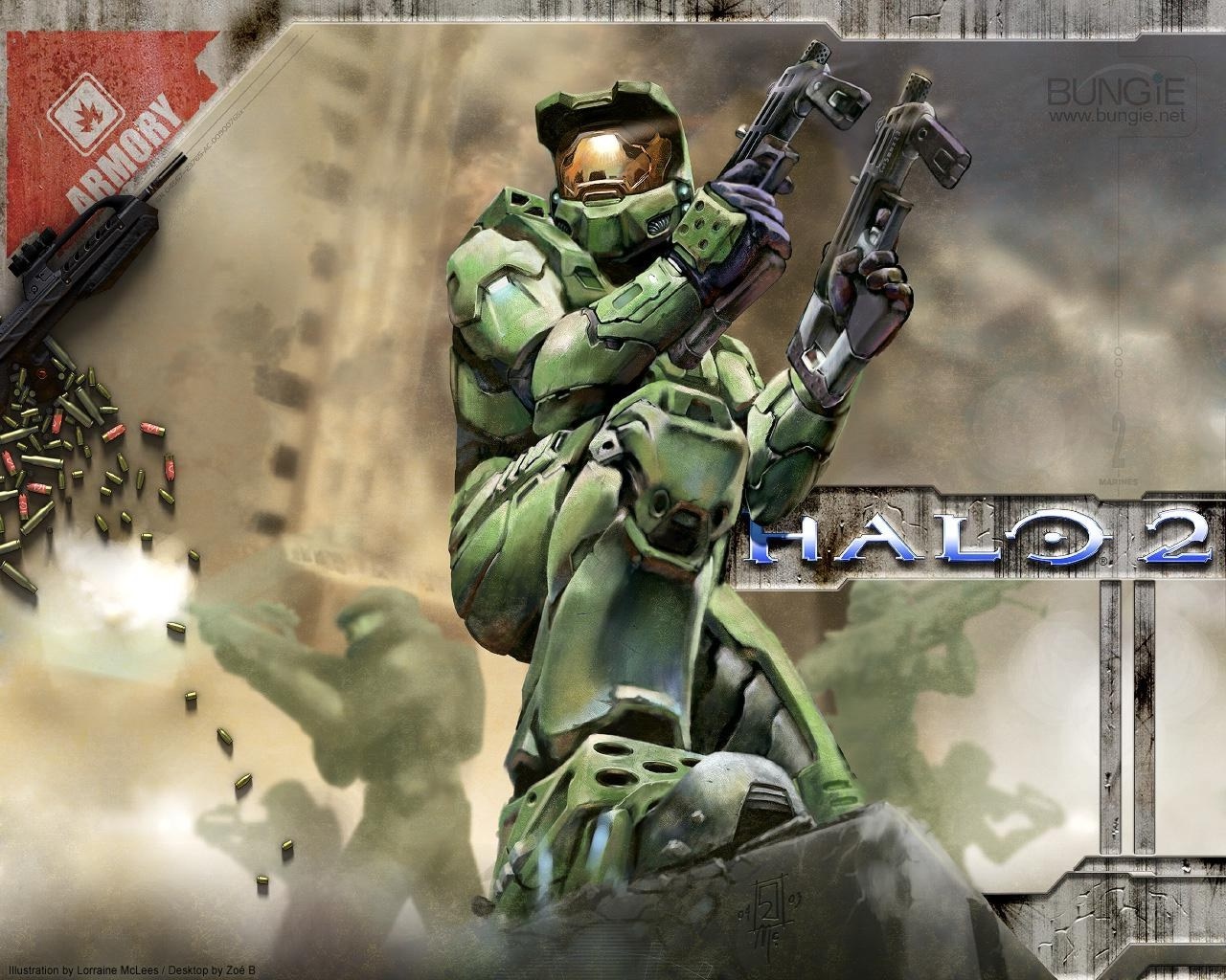 Laden Sie Halo 2 HD-Desktop-Hintergründe herunter