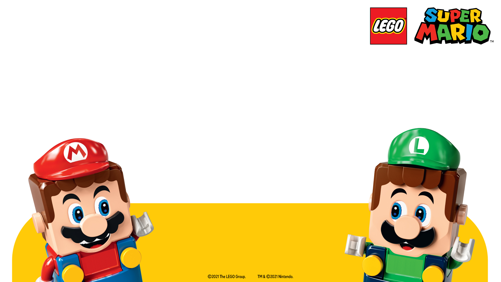 Скачать обои Лего Супер Марио на телефон бесплатно