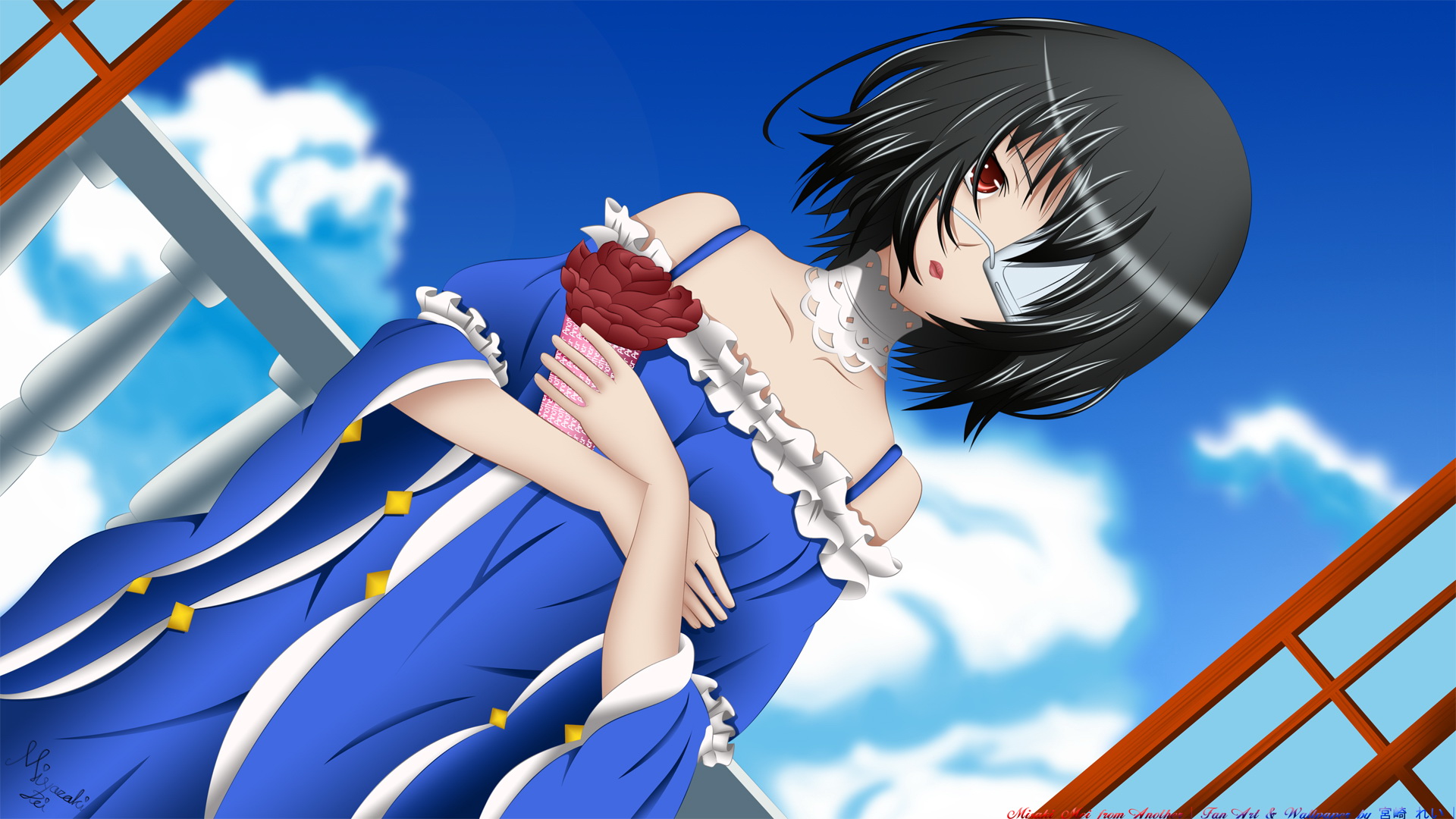 Laden Sie das Andere, Animes, Ein Anderer (Anime), Mei Misaki-Bild kostenlos auf Ihren PC-Desktop herunter