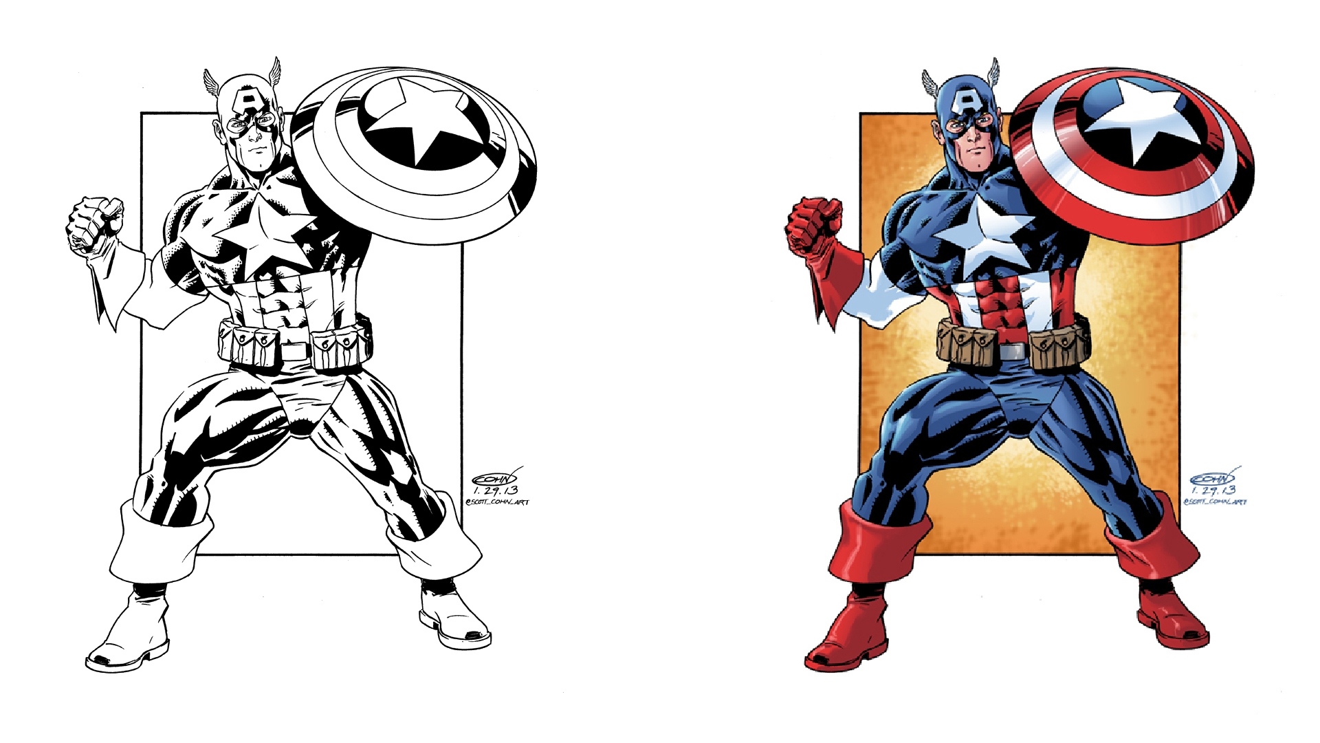Скачать обои бесплатно Капитан Америка, Комиксы картинка на рабочий стол ПК