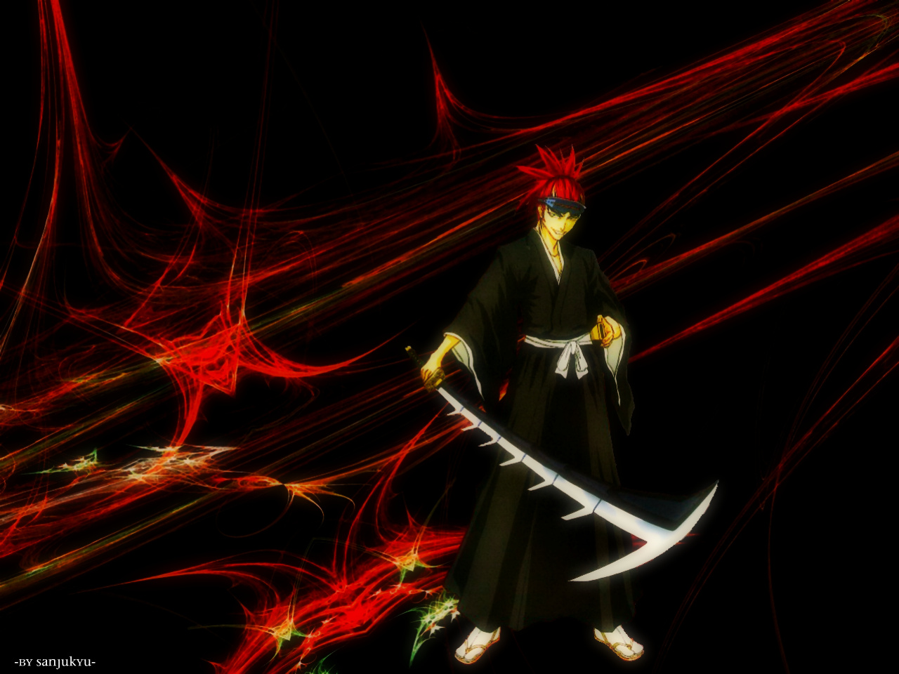 Free download wallpaper Anime, Bleach, Renji Abarai on your PC desktop